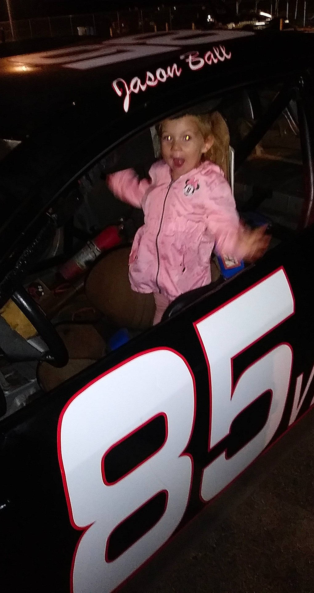 Avianna joined the competition — help win amazing prizes! auto_part, automotive_design, automotive_exterior, automotive_lighting, automotive_tire, automotive_wheel_system, baby_carriage, bumper, car, car_seat, carmine, classic_car, hood, motor_vehicle, person, race_car, racing, steering_wheel, surprise, vehicle