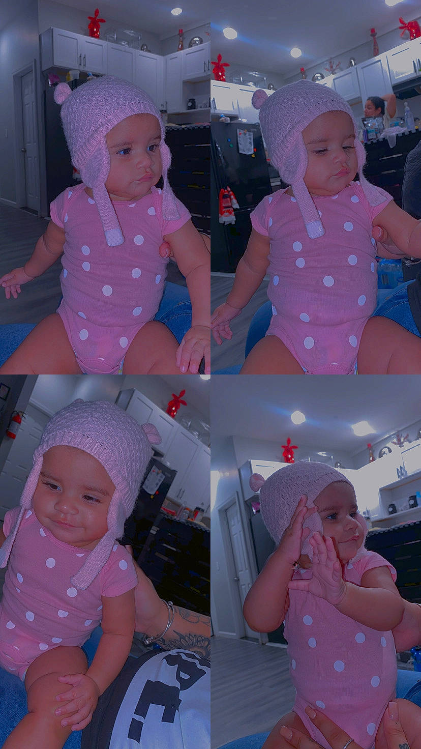 Jeilianis joined the competition — help win amazing prizes! baby, baby_toddler_clothing, blue, cap, child, design, fun, hat, headgear, headwear, magenta, pattern, person, photograph, pink, purple, skin, sleeve, snapshot, toddler