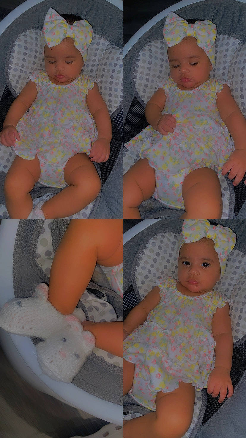 Jeilianis is registered to the contest to win money with this photo: baby, baby_toddler_clothing, cheek, comfort, facial_expression, finger, hand, headgear, headwear, lap, leg, organ, person, pink, product, skin, sleeve, textile, thigh, thumb