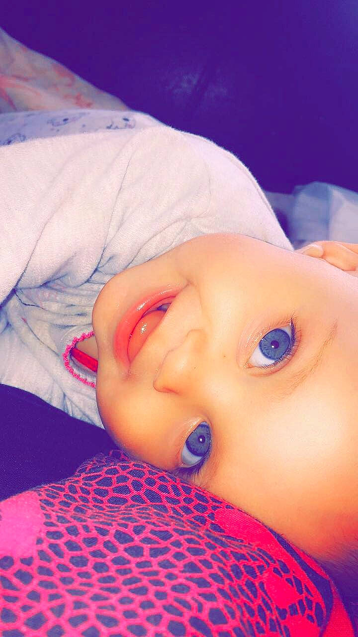 Amayah joined the competition — help win amazing prizes! baby, beauty, cheek, child, close_up, eye, eyebrow, eyelash, face, finger, head, headwear, lip, mouth, nose, person, pink, skin, smile, toddler