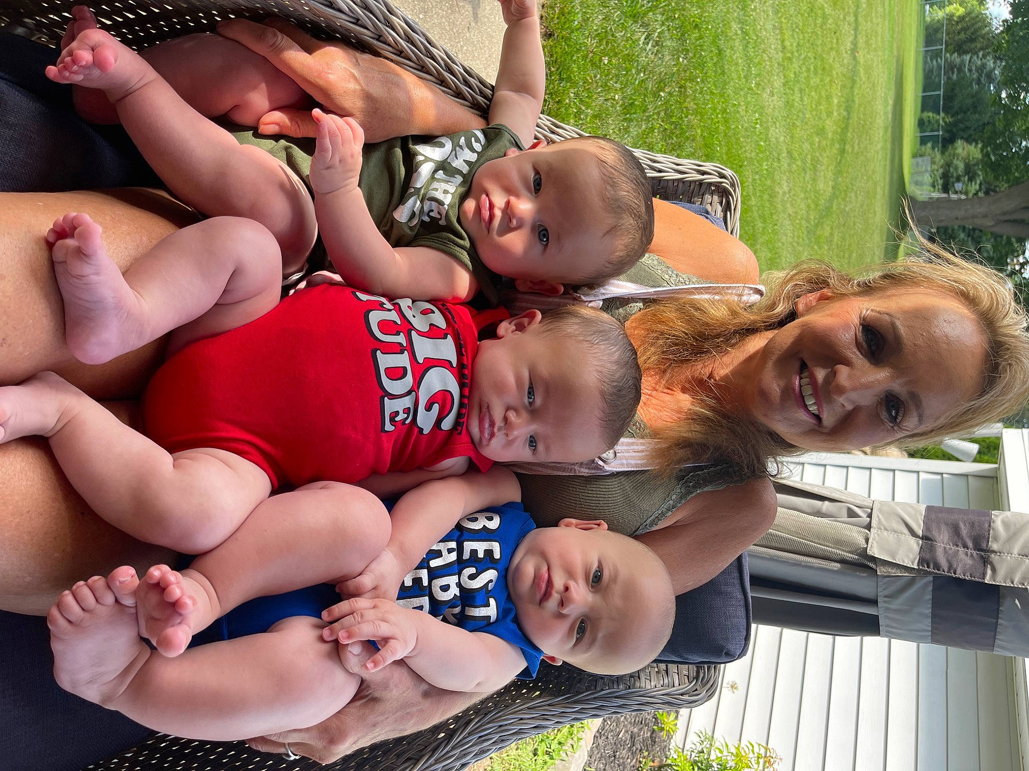 Colt Cash Blake joined the competition — help win amazing prizes! arm, face, fun, grass, happy, head, joy, knee, leisure, muscle, people, people_in_nature, person, photograph, plant, shorts, smile, thigh, toddler, tree