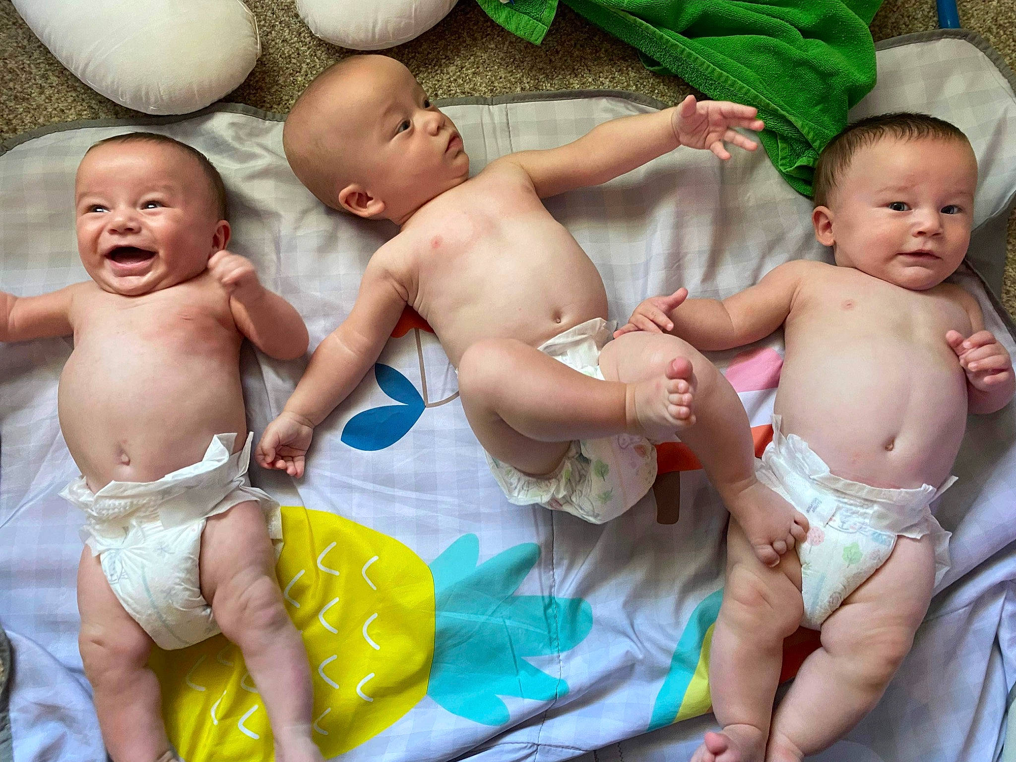 Cash joined the competition — help win amazing prizes! baby, barechested, cheek, chest, eye, face, finger, fun, grass, green, happy, head, human_body, mouth, muscle, person, product, skin, stomach, trunk