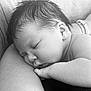 arm, baby, black_and_white, child, closeup, cuddle, family, hair, human, infant, intimate, newborn, peaceful, portrait, quiet, resting, skin, sleeping, soft_light, tender