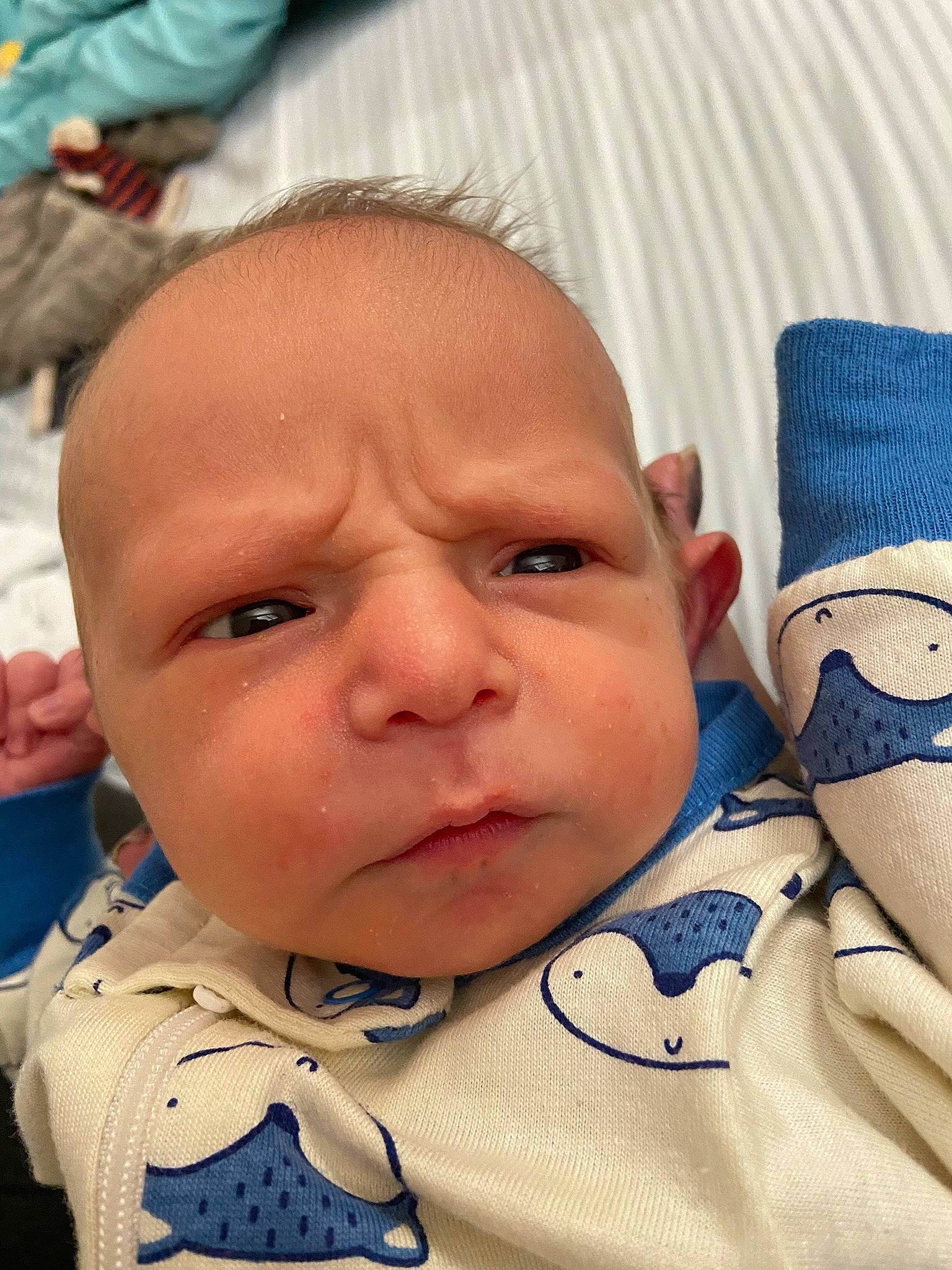 Ikaika is registered to the contest to win money with this photo: baby, baby_sleeping, baby_toddler_clothing, cheek, child, collar, comfort, eyelash, happy, linens, lip, mouth, nose, pattern, person, skin, sleeve, sorrow, thumb, toddler