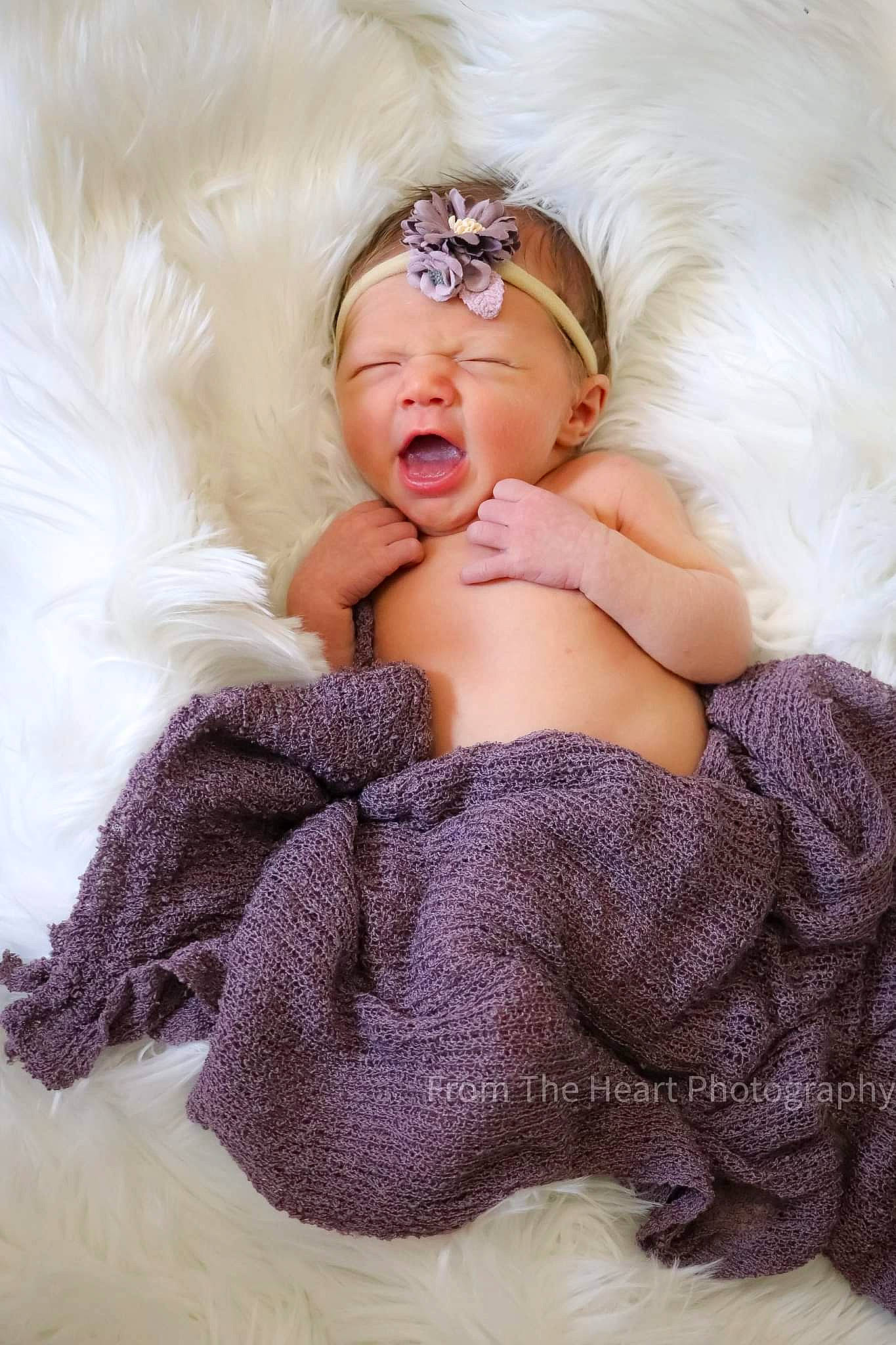 Emerson joined the competition — help win amazing prizes! baby, baby_sleeping, baby_toddler_clothing, cap, comfort, embellishment, fashion_accessory, flash_photography, fur, goggles, happy, headband, headpiece, jewellery, person, pink, sitting, skin, textile, thigh