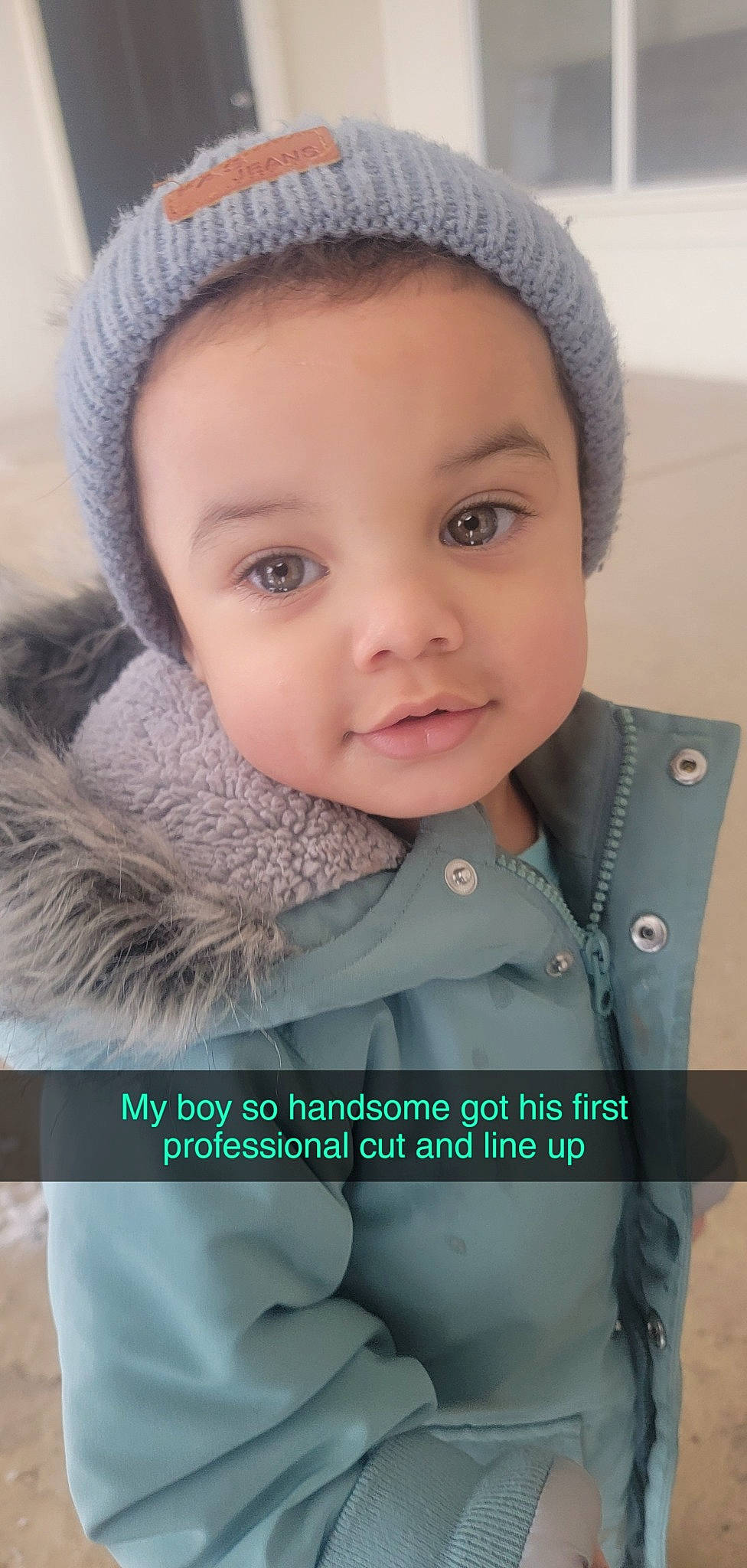 Iden is registered to the contest to win money with this photo: cap, cheek, collar, cool, eye, eyebrow, facial_expression, fashion, hair, happy, human, iris, lip, nose, organ, outerwear, person, skin, sleeve, textile