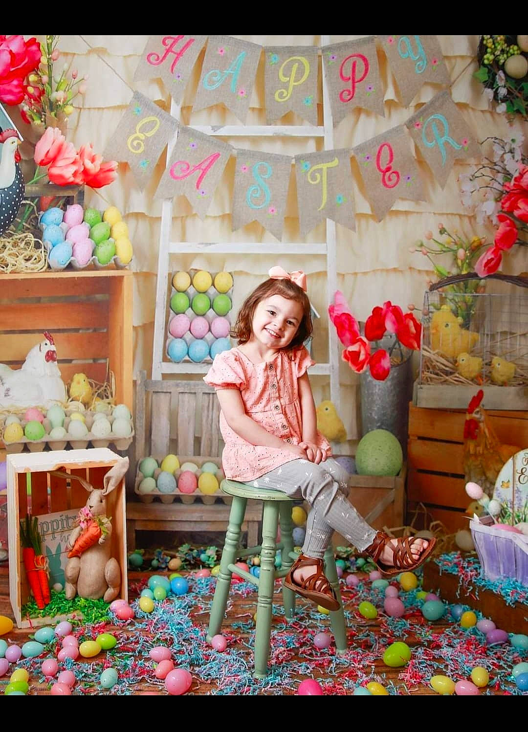 Chloe joined the competition — help win amazing prizes! child, event, happy, joy, leisure, linens, magenta, pattern, peach, person, photograph, pink, plant, play, room, smile, stuffed_toy, teddy_bear, textile, toddler