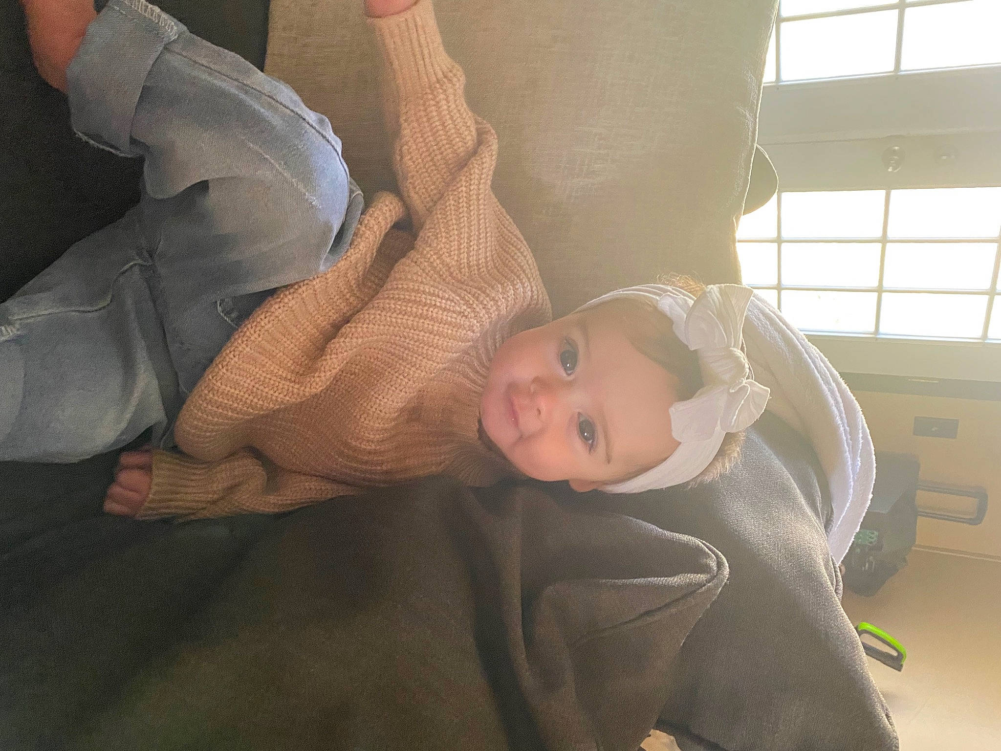 Liliana joined the competition — help win amazing prizes! arm, baby, child, comfort, elbow, finger, flooring, fun, gesture, happy, human_body, joint, mammal, mouth, person, skin, smile, toddler, vertebrate, window