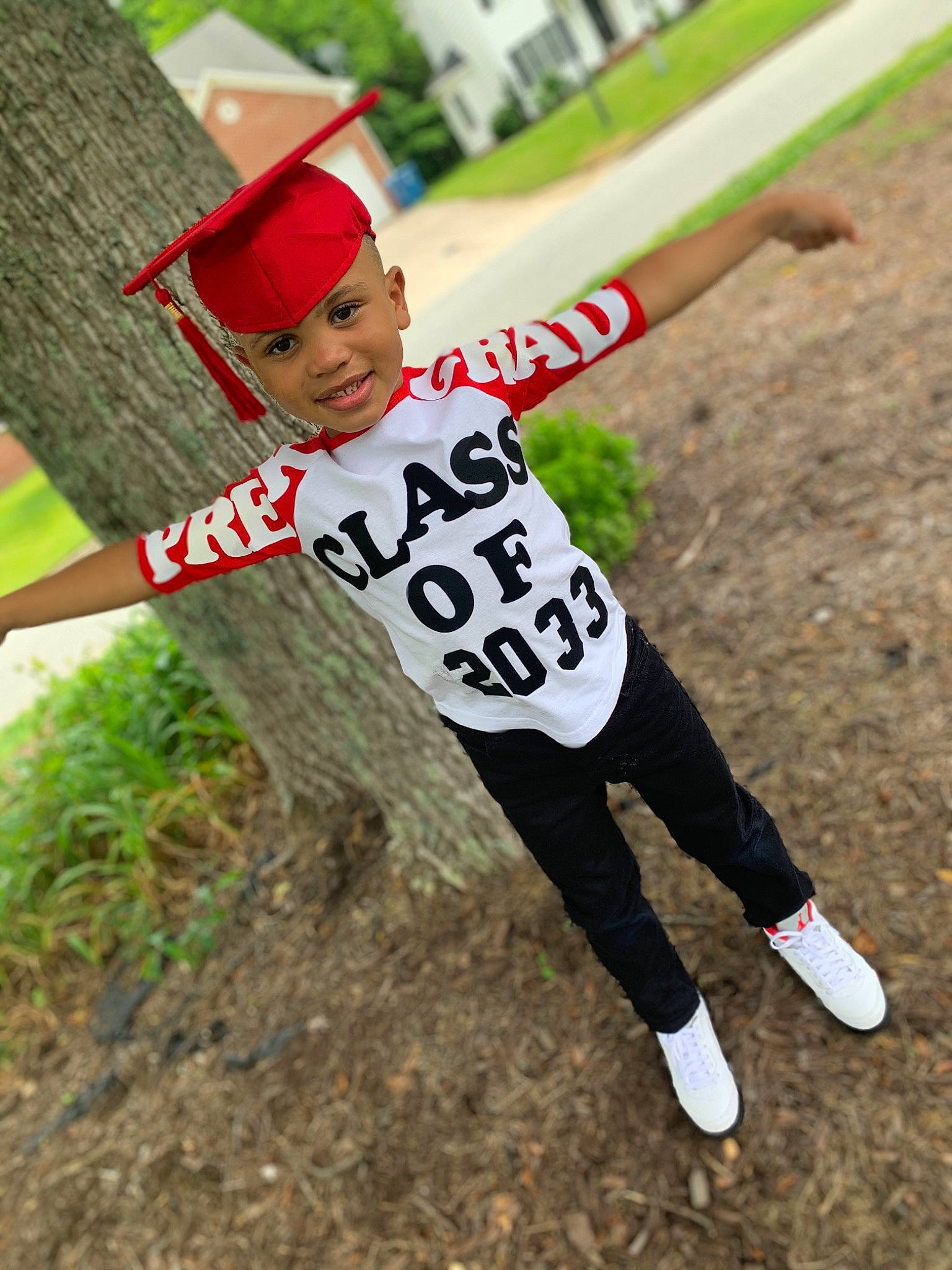 Landon joined the competition — help win amazing prizes! child, fun, happy, headwear, joy, outerwear, person, sleeve, t_shirt