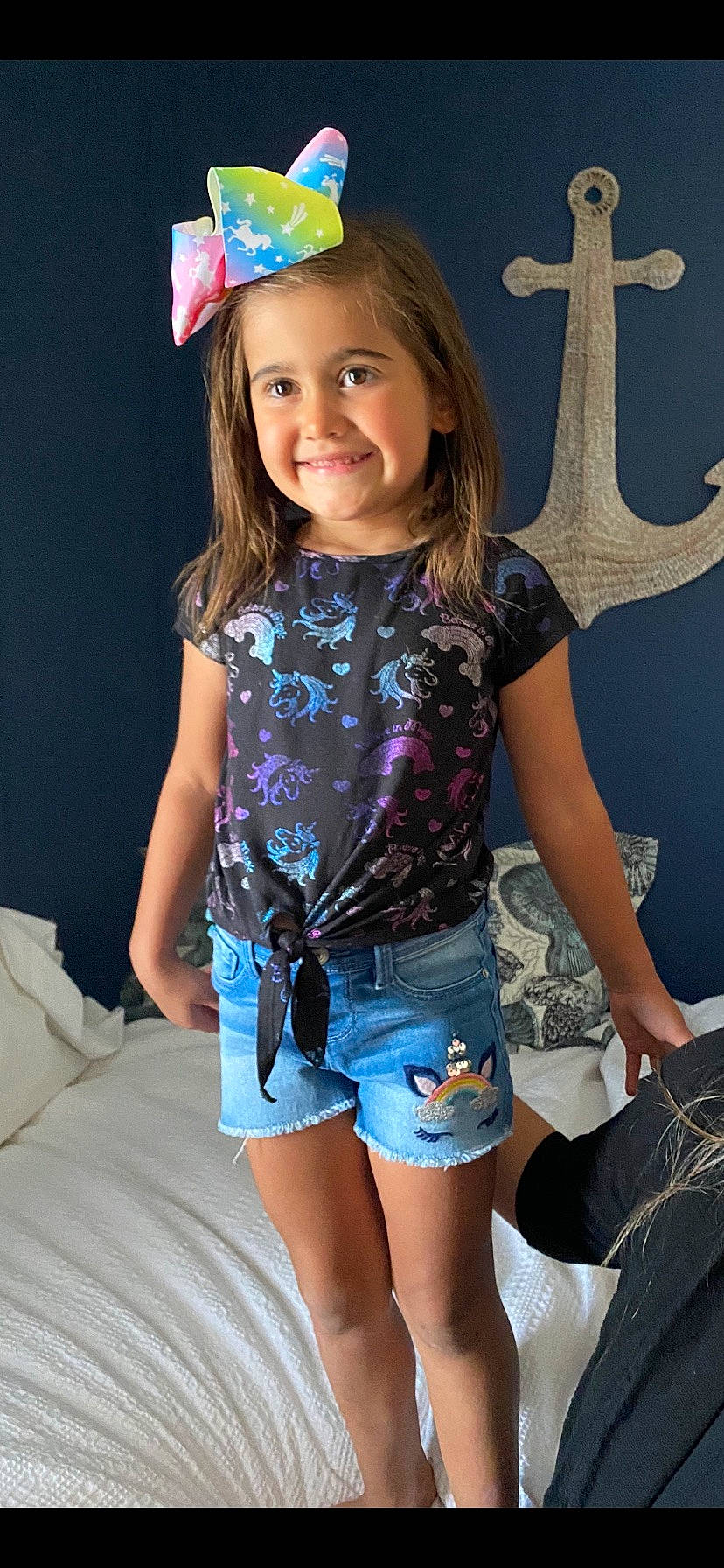 Camilla joined the competition — help win amazing prizes! blue, clothing, electric_blue, fun, hair, hairstyle, happy, jean_short, joint, joy, light, organ, person, shorts, sleeve, smile, standing, t_shirt, thigh, trunk