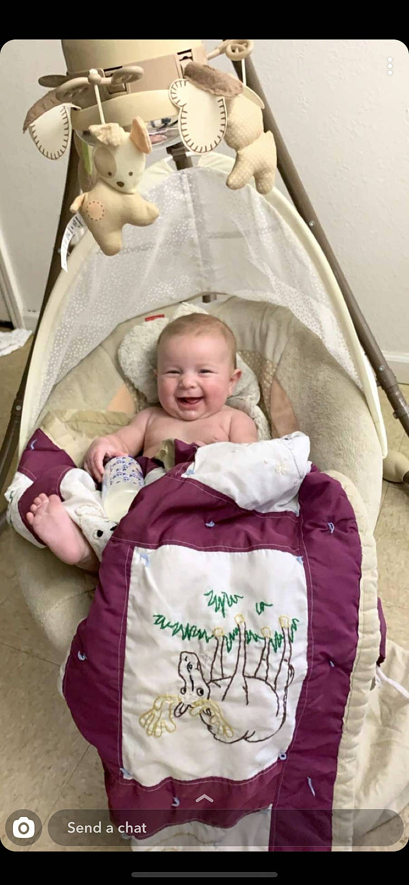 Emorie joined the competition — help win amazing prizes! baby, baby_carriage, baby_in_car_seat, baby_products, baby_sleeping, child, comfort, infant_bed, joy, person, product, sleep, toddler