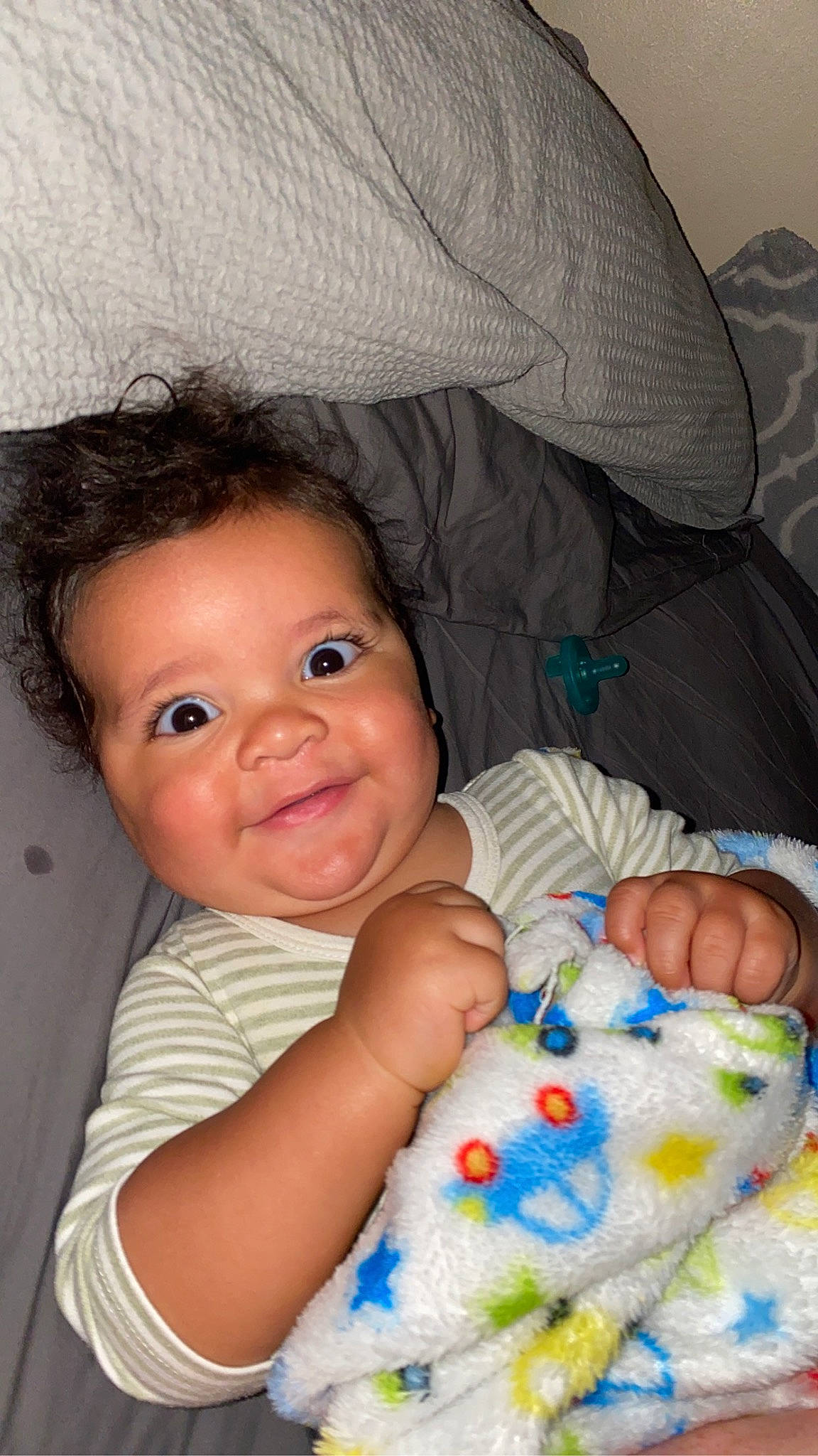 Karson joined the competition — help win amazing prizes! arm, baby, baby_toddler_clothing, cheek, child, comfort, eye, finger, hand, happy, iris, joy, lip, mouth, nose, organ, people, person, skin, smile