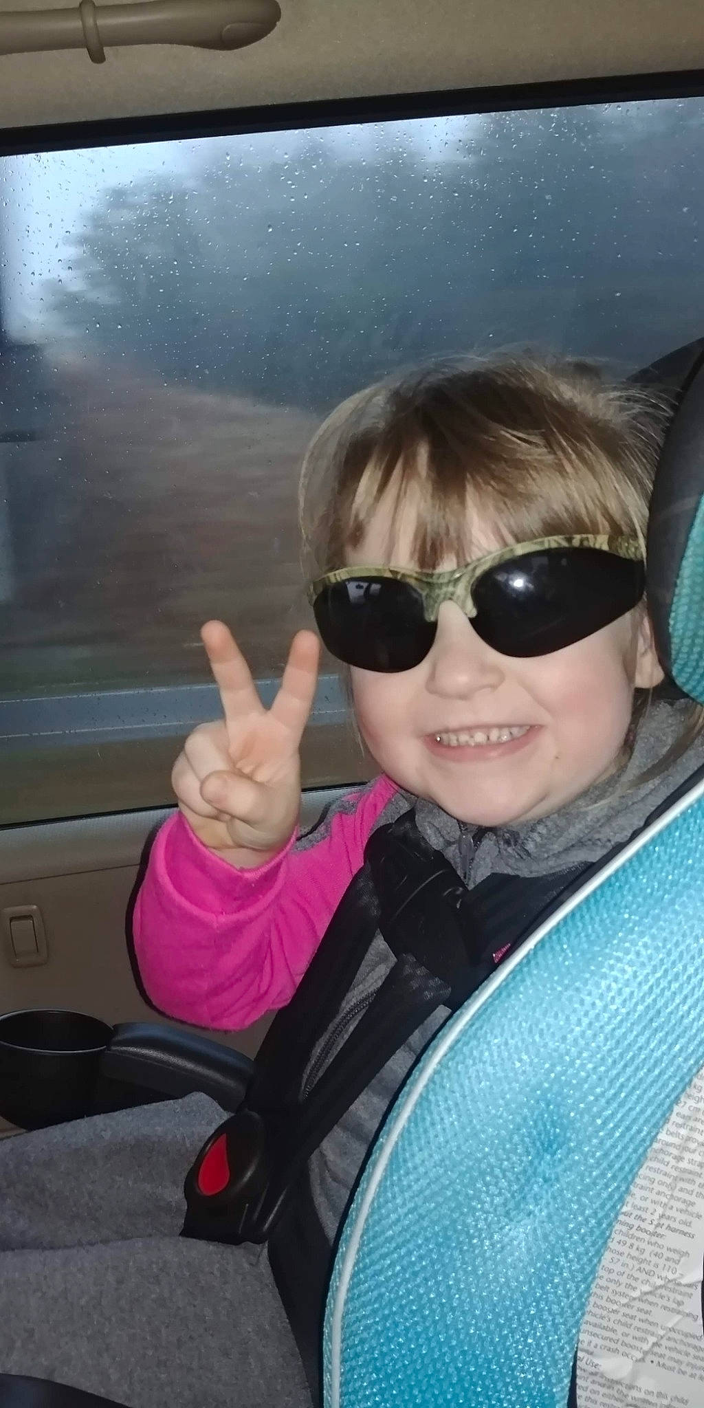 Victoria joined the competition — help win amazing prizes! chin, cool, eyebrow, eyewear, face, gesture, glasses, goggles, happy, head, joy, lip, mouth, person, personal_protective_equipment, skin, smile, sunglasses, thumb, vehicle_door