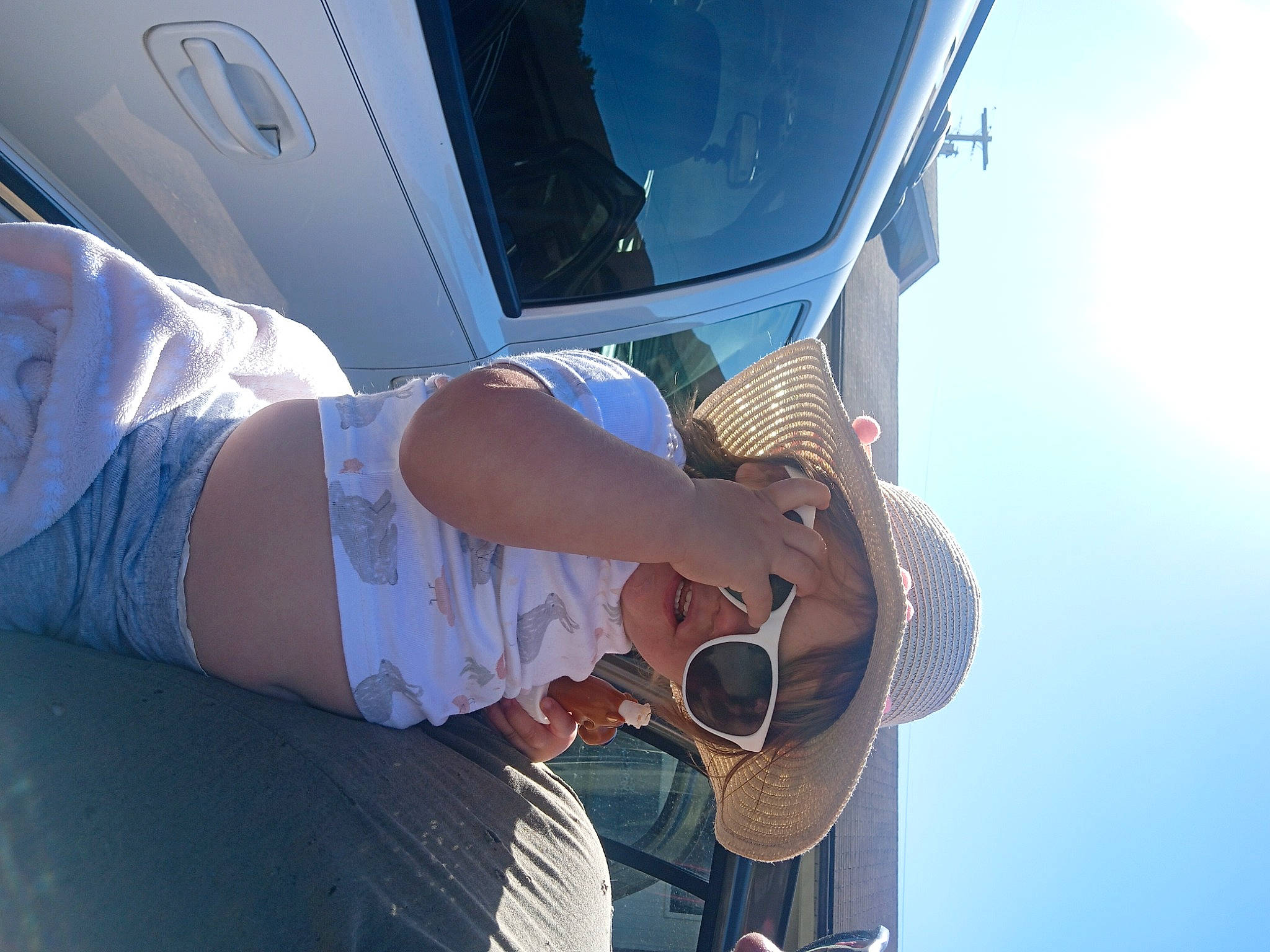 Ava-madison joined the competition — help win amazing prizes! auto_part, automotive_design, automotive_exterior, automotive_lighting, automotive_window_part, bumper, elbow, electric_blue, eyewear, fun, gesture, goggles, hat, hood, human_leg, motor_vehicle, person, sky, travel, vehicle_door