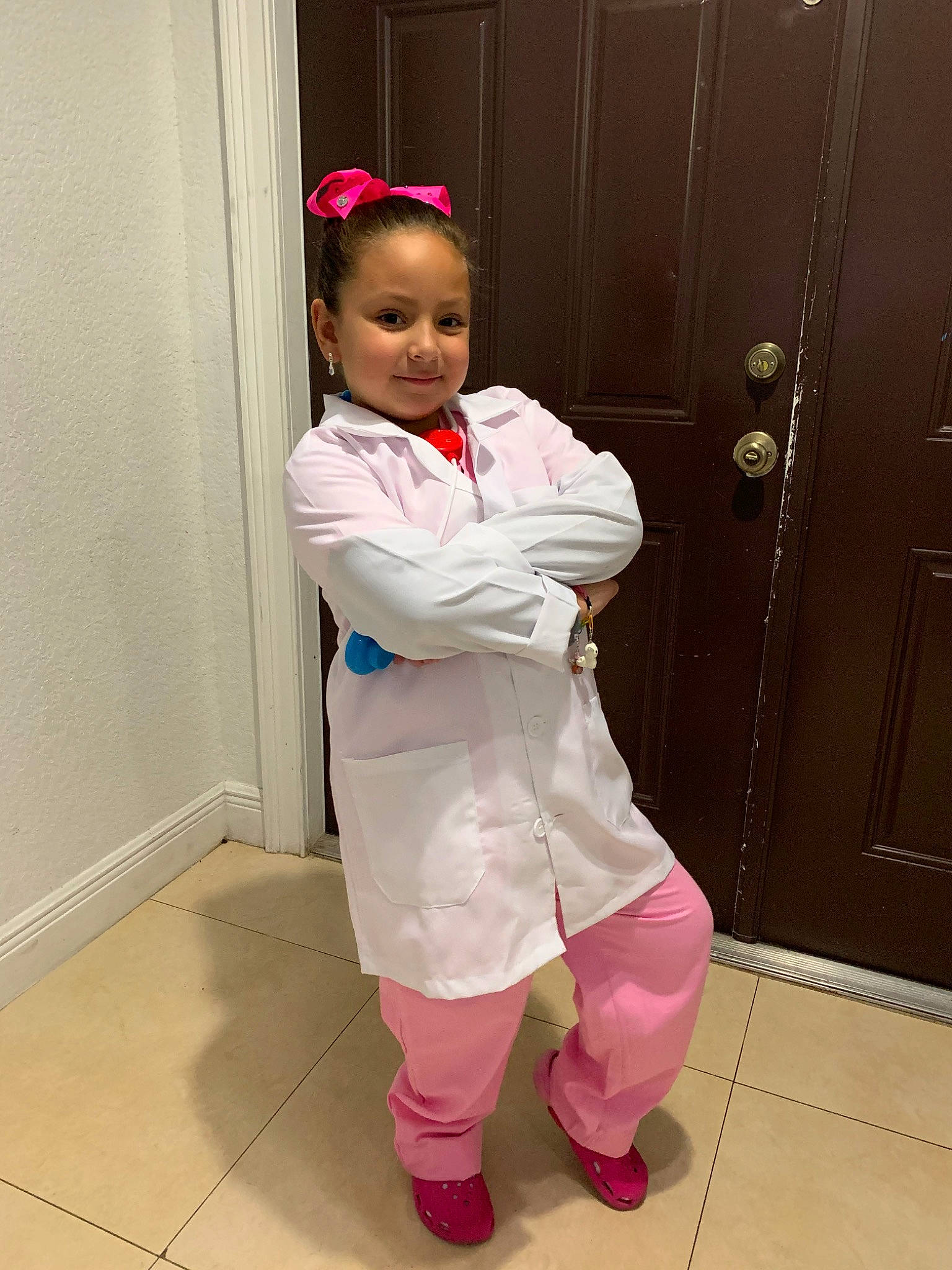 Lexi joined the competition — help win amazing prizes! child, costume, joy, person, pink, toddler