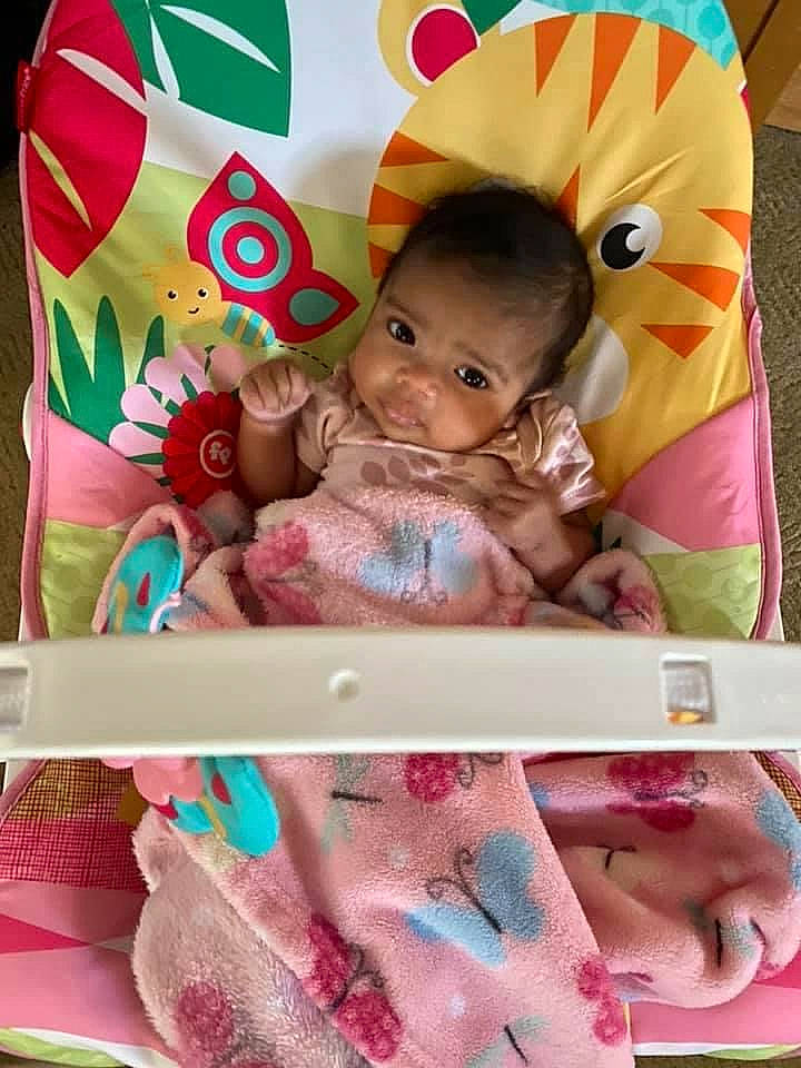 Abella joined the competition — help win amazing prizes! baby, baby_products, baby_toddler_clothing, baby_toys, eyelash, peach, person, pink, plush