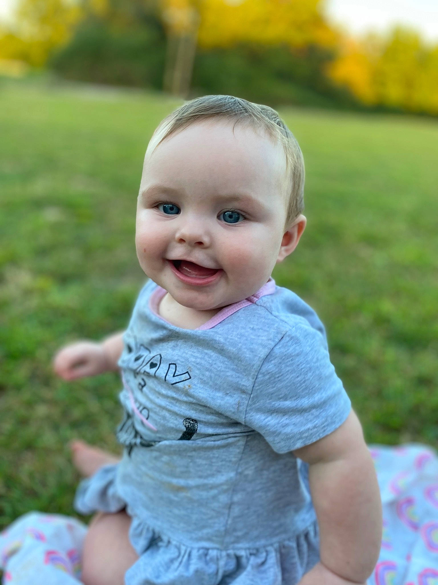 Alissa joined the competition — help win amazing prizes! baby, baby_toddler_clothing, child, flash_photography, fun, grass, happy, iris, joy, leaf, leisure, lip, people_in_nature, person, pink, plant, skin, sleeve, smile, summer