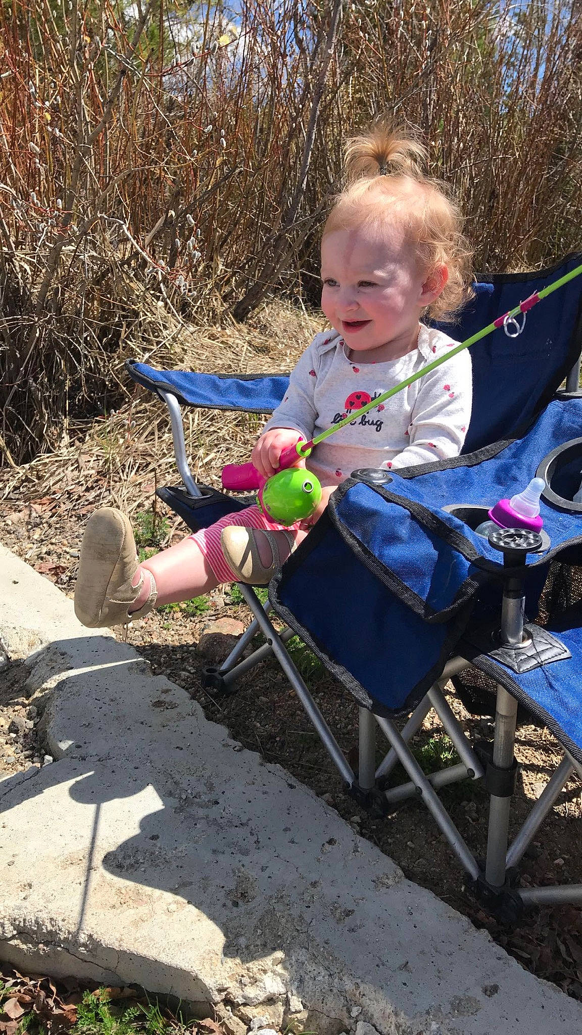 Paisley Grace joined the competition — help win amazing prizes! child, joy, person, play, sitting, soil