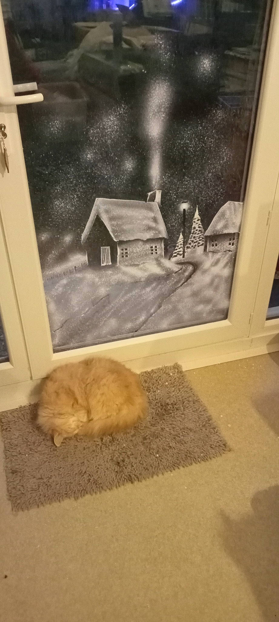 Pioupiou a rejoint le concours — aidez-le/la à gagner de superbes lots ! art, brown, carnivore, cat, comfort, domestic_short_haired_cat, fawn, felidae, flooring, fur, hardwood, house, picture_frame, room, small_to_medium_sized_cats, tail, tints_and_shades, visual_arts, whiskers, wood