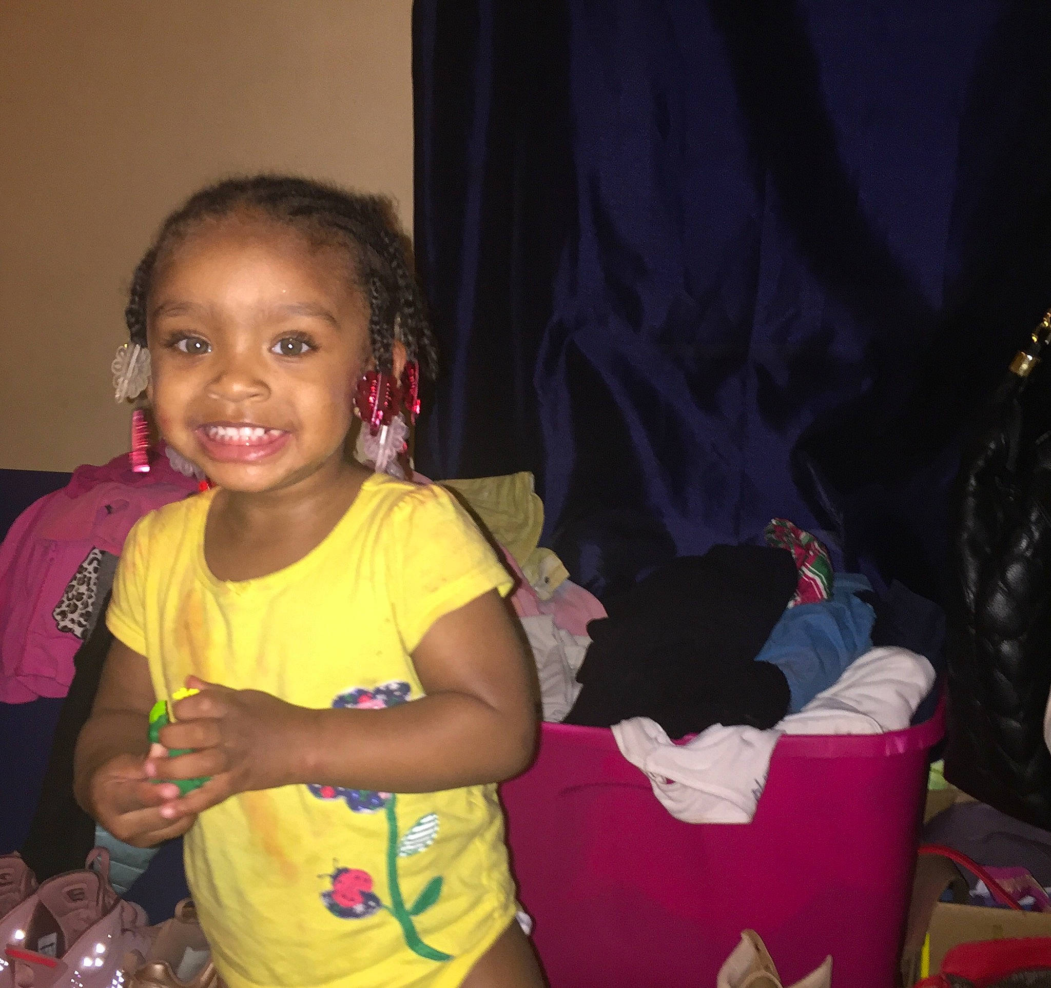 Amyah joined the competition — help win amazing prizes! adaptation, child, fun, happy, joy, person, smile, toddler