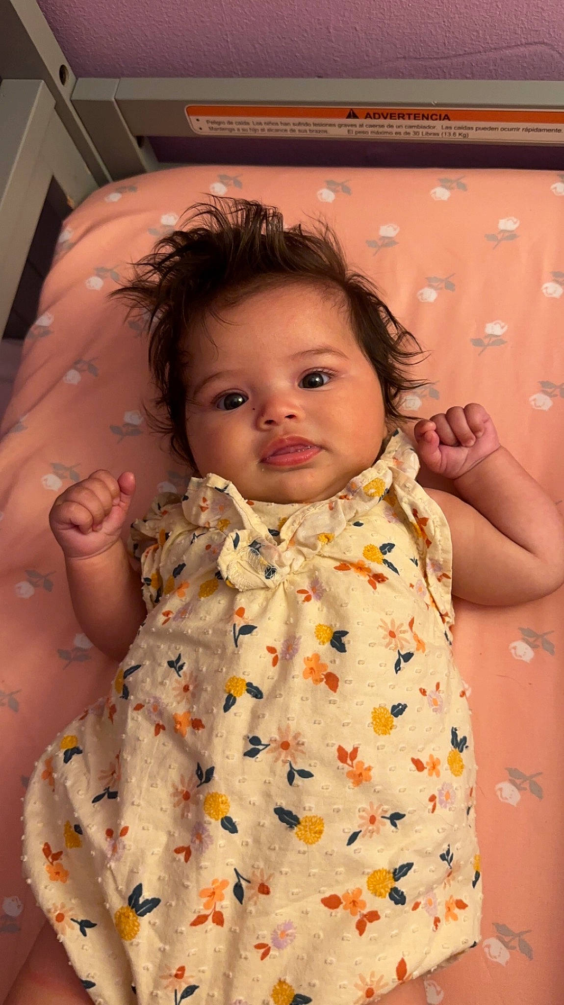 Charlotte joined the competition — help win amazing prizes! arm, baby_toddler_clothing, cheek, chin, face, finger, hair, hairstyle, happy, head, iris, joint, lip, neck, nose, person, pink, shoulder, skin, sleeve