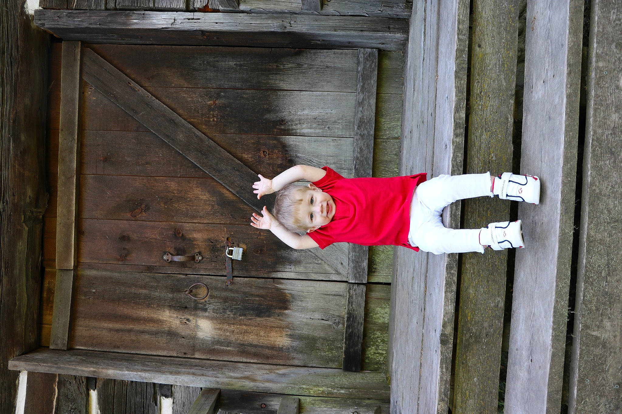 Leeland joined the competition — help win amazing prizes! carmine, door, hardwood, hat, metal, person, plank, t_shirt, wood, wood_stain