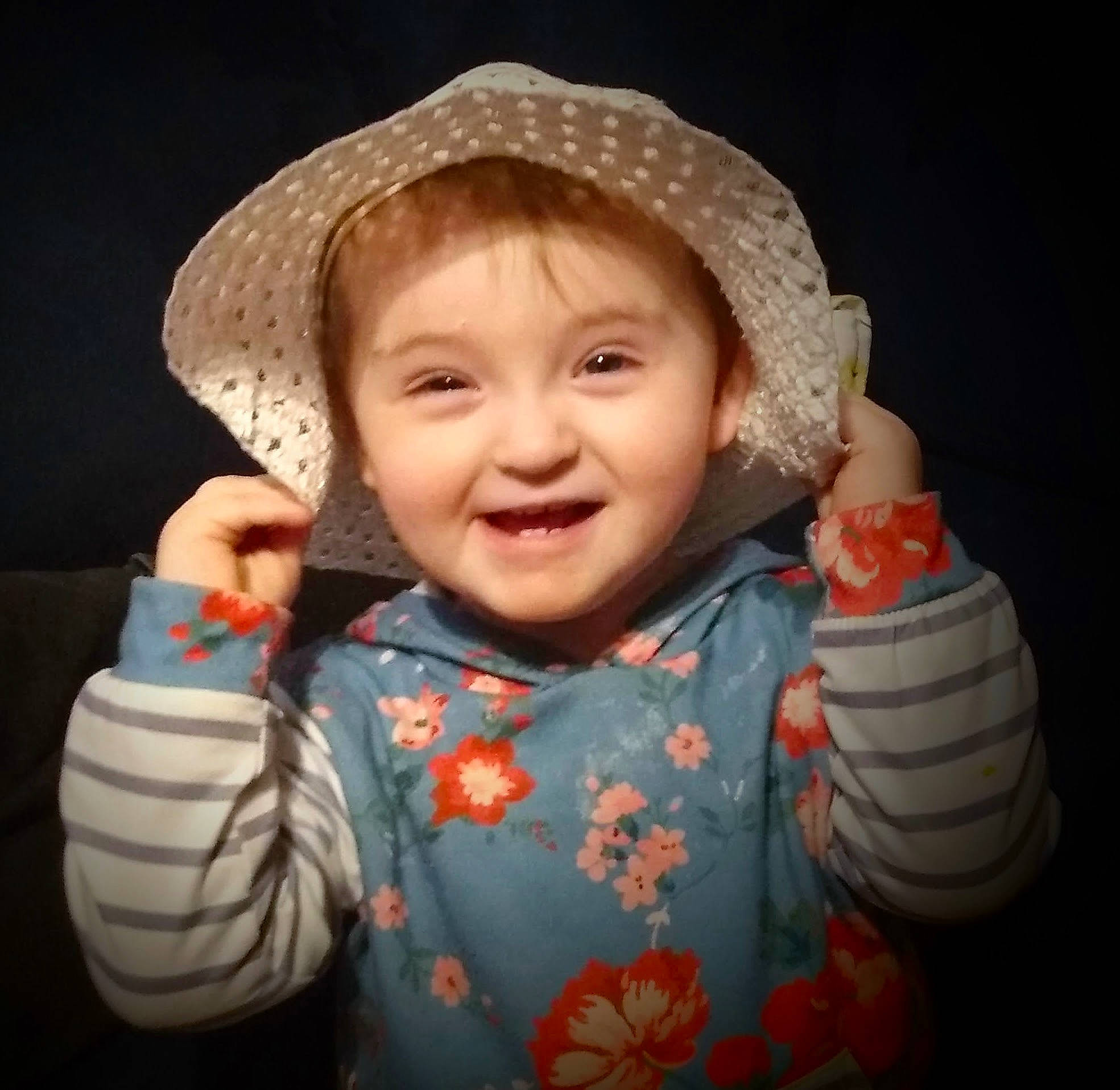 Alissa joined the competition — help win amazing prizes! arm, cap, cheek, chin, eye, facial_expression, flash_photography, hair, hand, head, human_body, joy, lip, mouth, nose, outerwear, person, plant, skin, sleeve