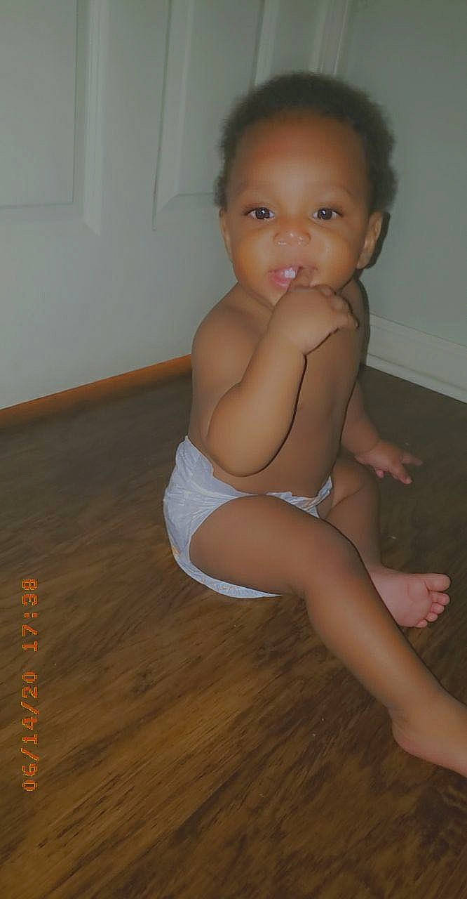 David joined the competition — help win amazing prizes! arm, baby, cheek, child, finger, floor, flooring, hardwood, joint, knee, leg, nose, person, sitting, skin, standing, thigh, thumb, toddler, wood