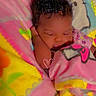 Kaylee joined the competition — help win amazing prizes! baby, sleeping, blanket, colorful, soft, cute, peaceful, infant, face, hand, cozy, wrapped, toddler, child, indoors, comfort, rest, portrait, warm, adorable