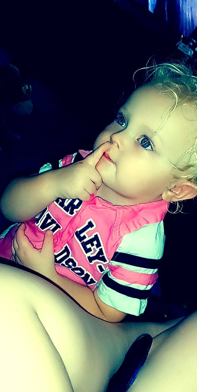 Nevaeh joined the competition — help win amazing prizes! baby, baby_toddler_clothing, carmine, cheek, child, cool, elbow, eyebrow, eyelash, flash_photography, fun, happy, lip, mouth, nose, person, pink, sleeve, t_shirt, thigh