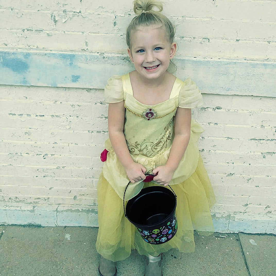 Maizy joined the competition — help win amazing prizes! child, fun, girl, happiness, human_hair_color, joy, person, product, shoulder, sitting, skin, smile, snapshot, standing, toddler, vacation, yellow