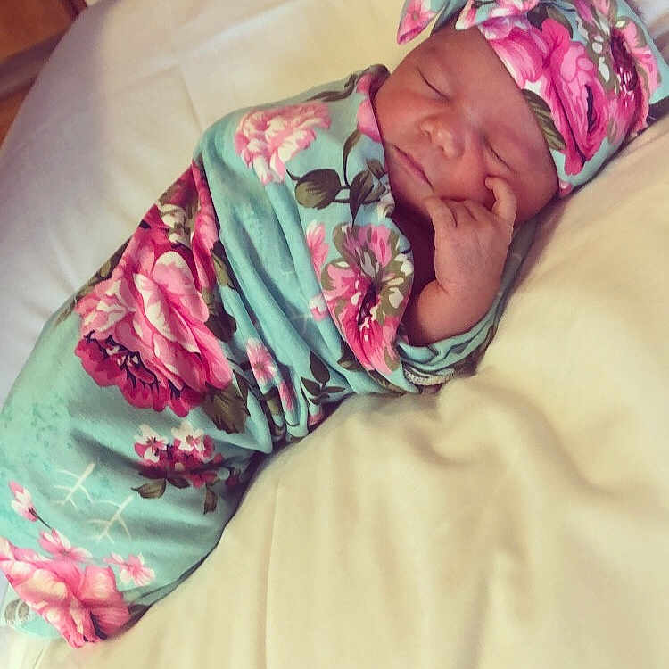 Ariyah joined the competition — help win amazing prizes! baby, bedtime, birth, child, head, headgear, nap, pink, sleep, smile, textile, toddler