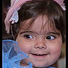 Shanaya joined the competition — help win amazing prizes! child, toddler, birthday, party_hat, smiling, portrait, blue_dress, sparkly_clothing, brown_hair, face, eyes, indoors, celebration, decoration, happy, close_up, social_media, photograph, infant, family_event
