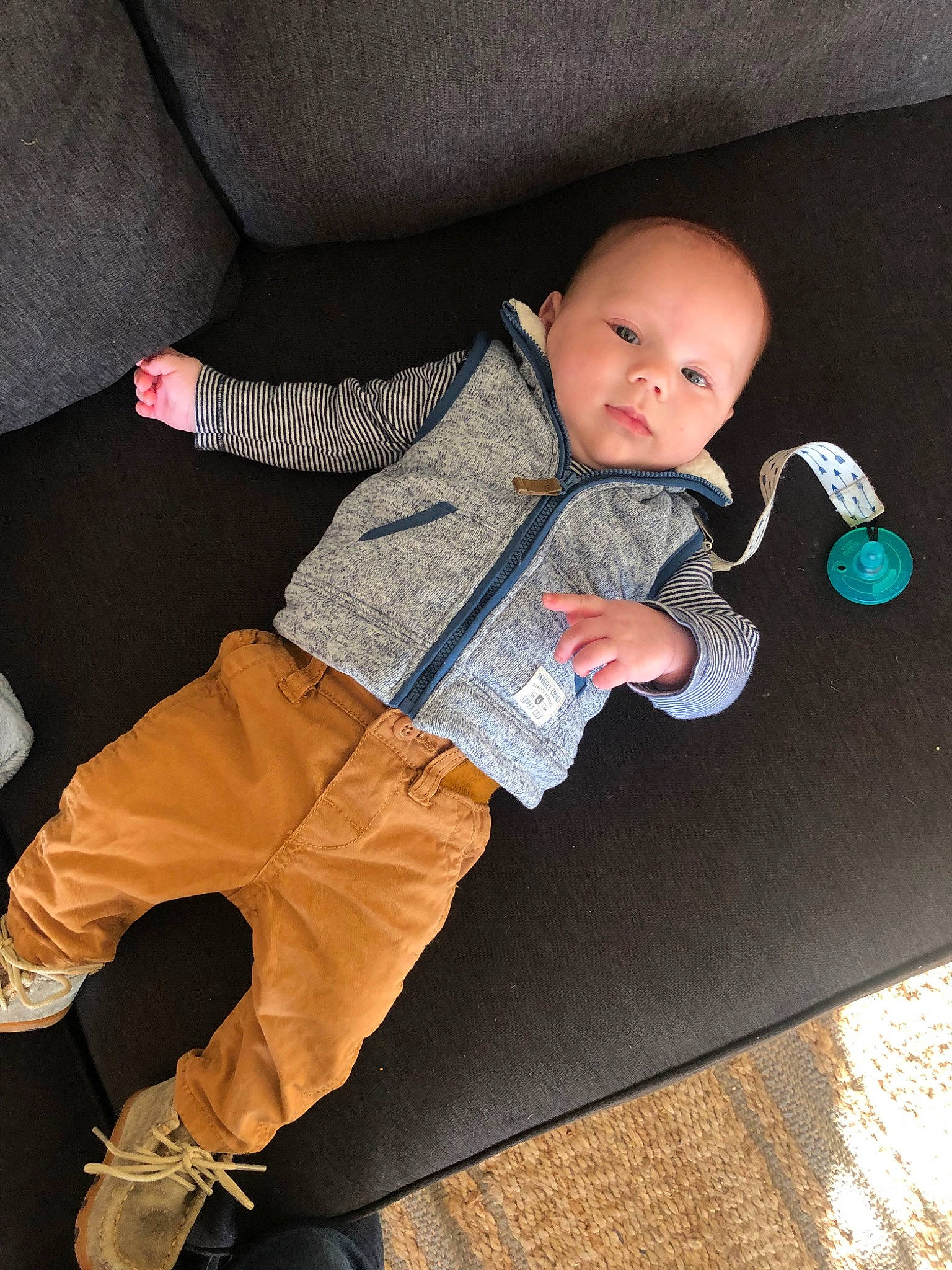 Bryer is registered to the contest to win money with this photo: baby, child, person, play, sitting, toddler