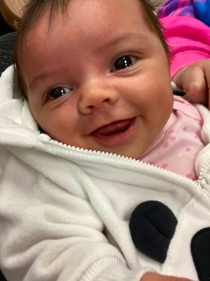 Kiana joined the competition — help win amazing prizes! baby, cheek, child, eye, eyebrow, face, facial_expression, forehead, happy, head, joy, laugh, lip, mouth, nose, person, skin, smile, toddler