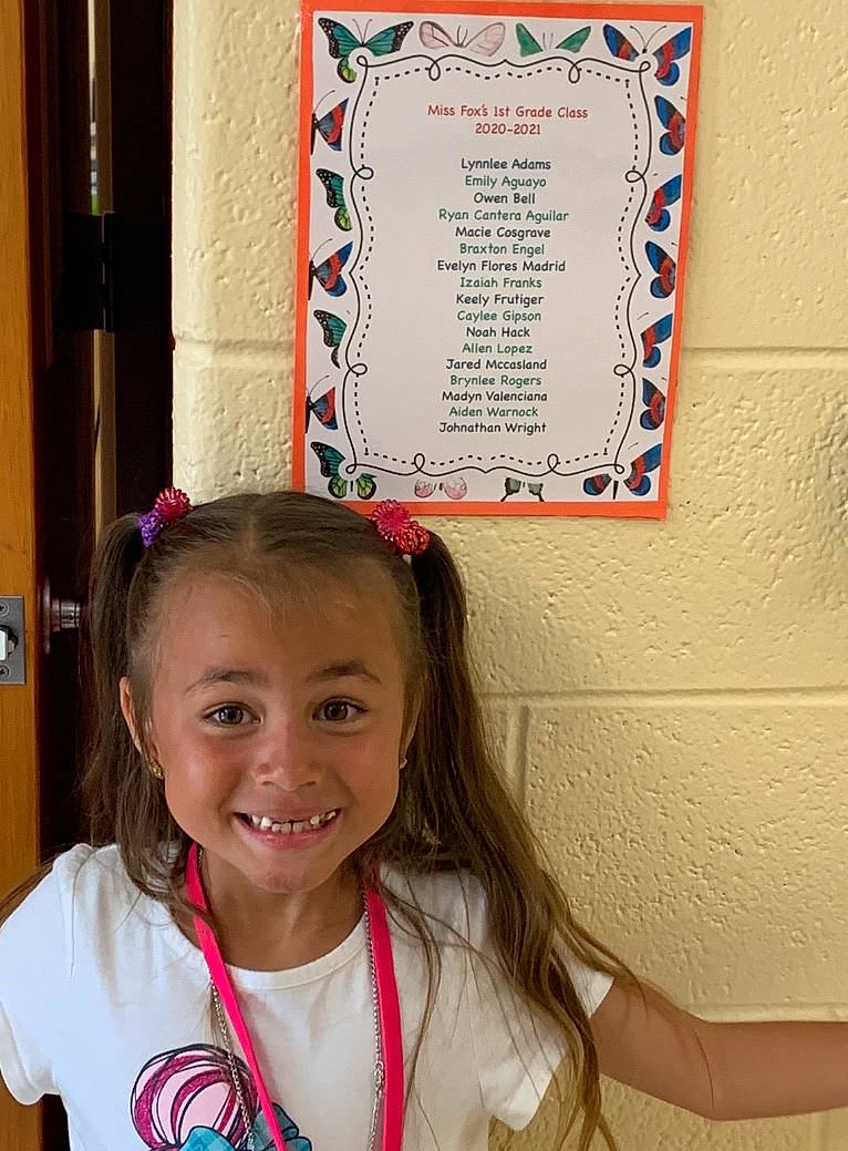 Caylee is registered to the contest to win money with this photo: child, joy, person, smile