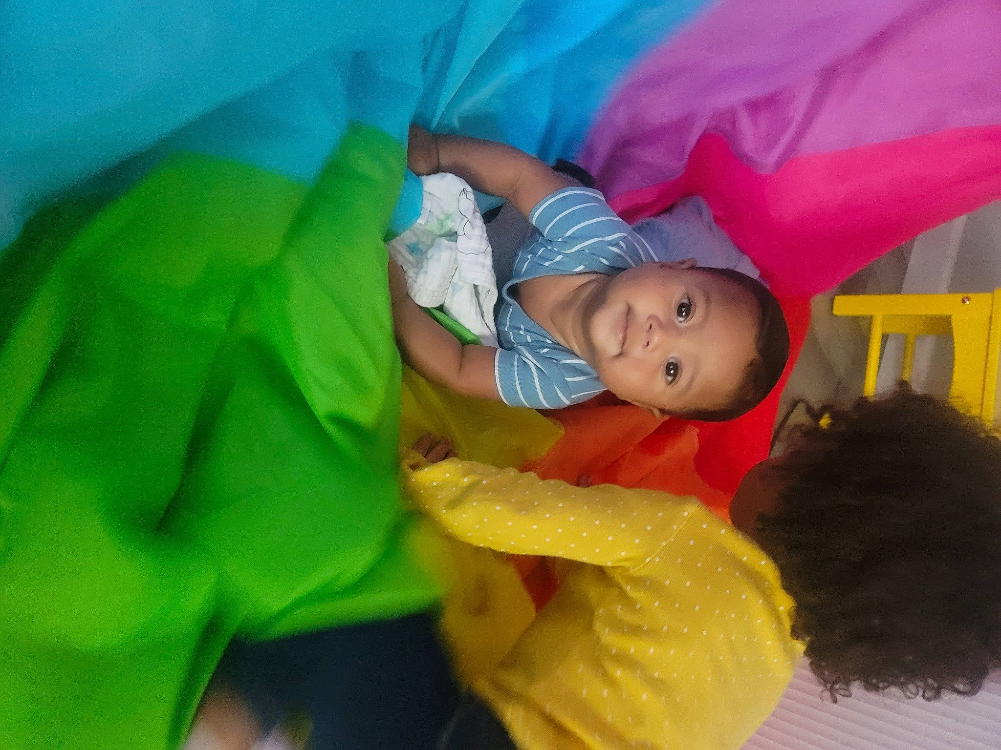 Kaleb is registered to the contest to win money with this photo: baby, baby_products, baby_toddler_clothing, child, comfort, event, fun, fur, grass, happy, leisure, linens, magenta, party, person, play, room, t_shirt, toddler, vacation