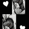 Elizabeth is registered to the contest to win money with this photo: baby, sleeping, black_and_white, blanket, mitten, plush_toy, heart_graphic, portrait, infant, cozy, soft_texture, wrapped, peaceful, child, cute, tender, love, monochrome, closeup, rest