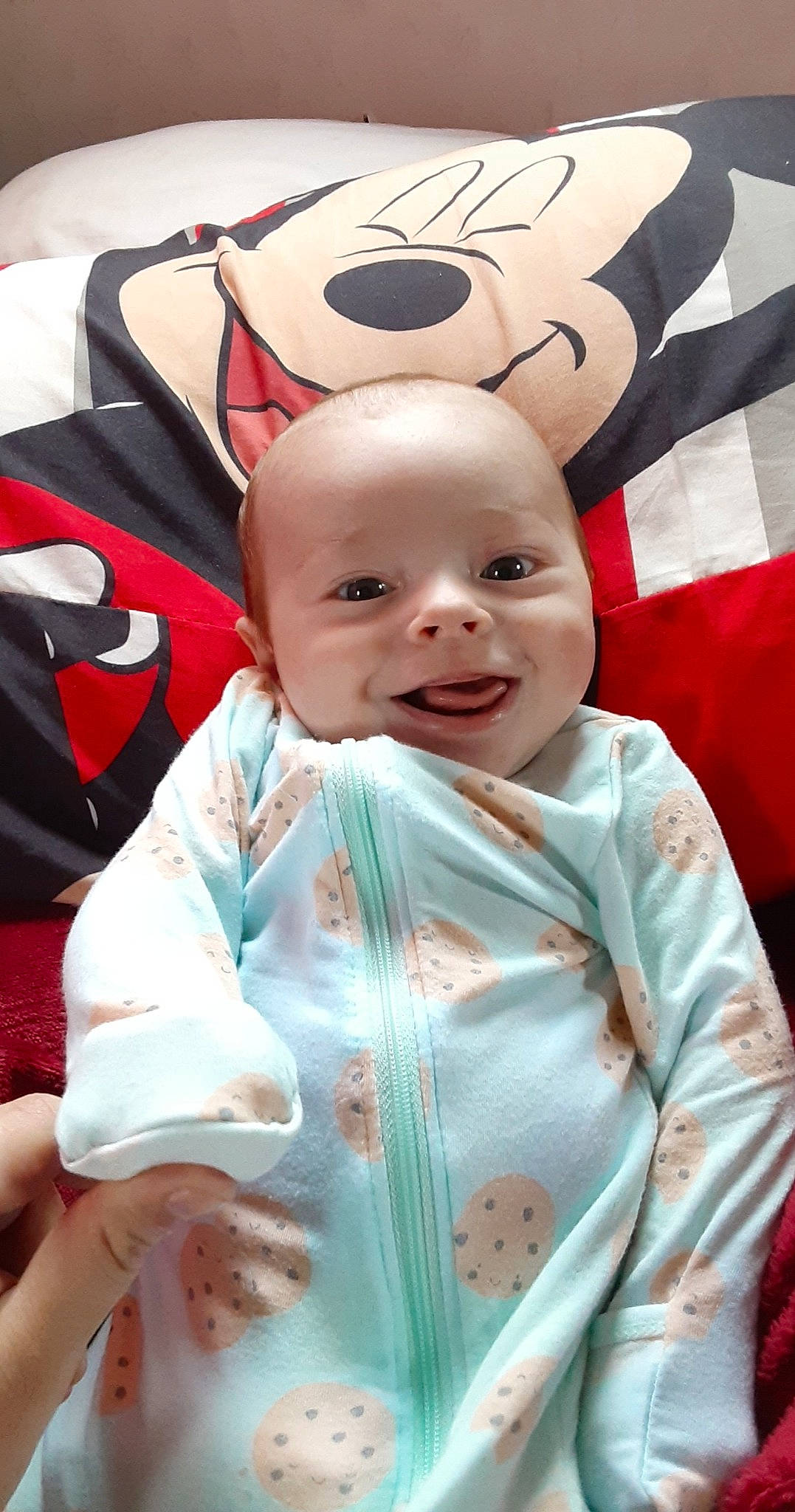 Anakin joined the competition — help win amazing prizes! baby, baby_products, baby_toddler_clothing, cheek, dress, face, finger, gesture, happy, head, headgear, linens, lip, people, person, pink, product, skin, sleeve, smile