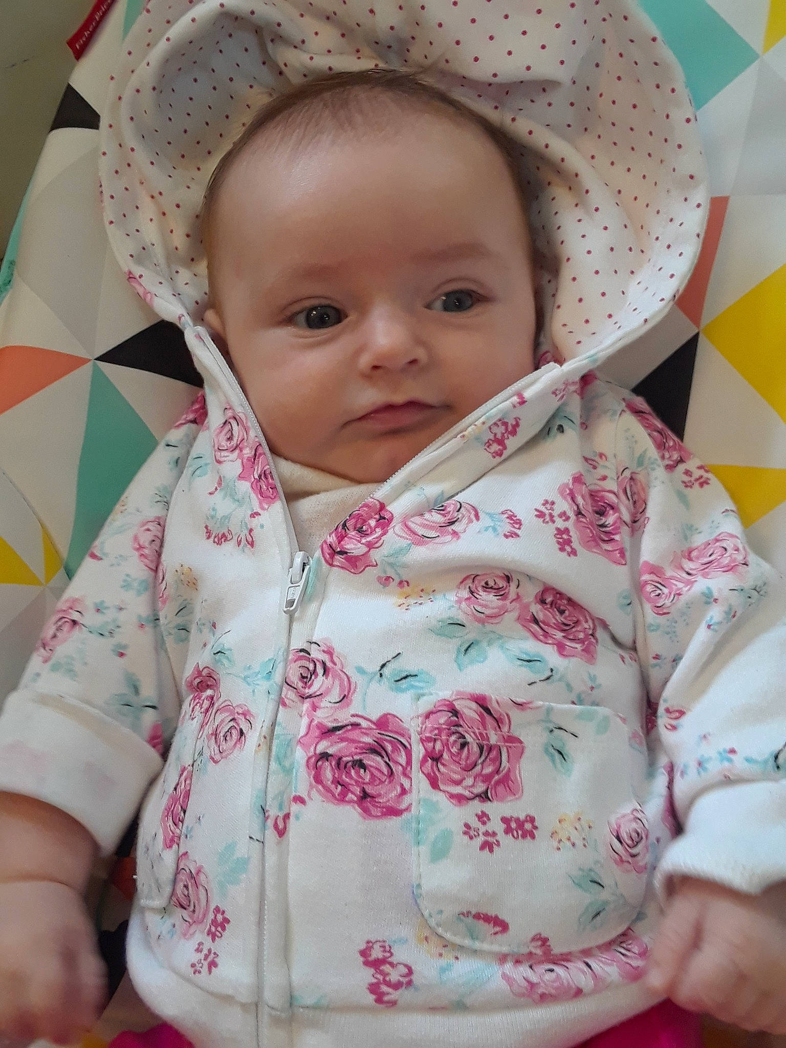 Ariah joined the competition — help win amazing prizes! baby, cheek, child, person, pink, skin, toddler