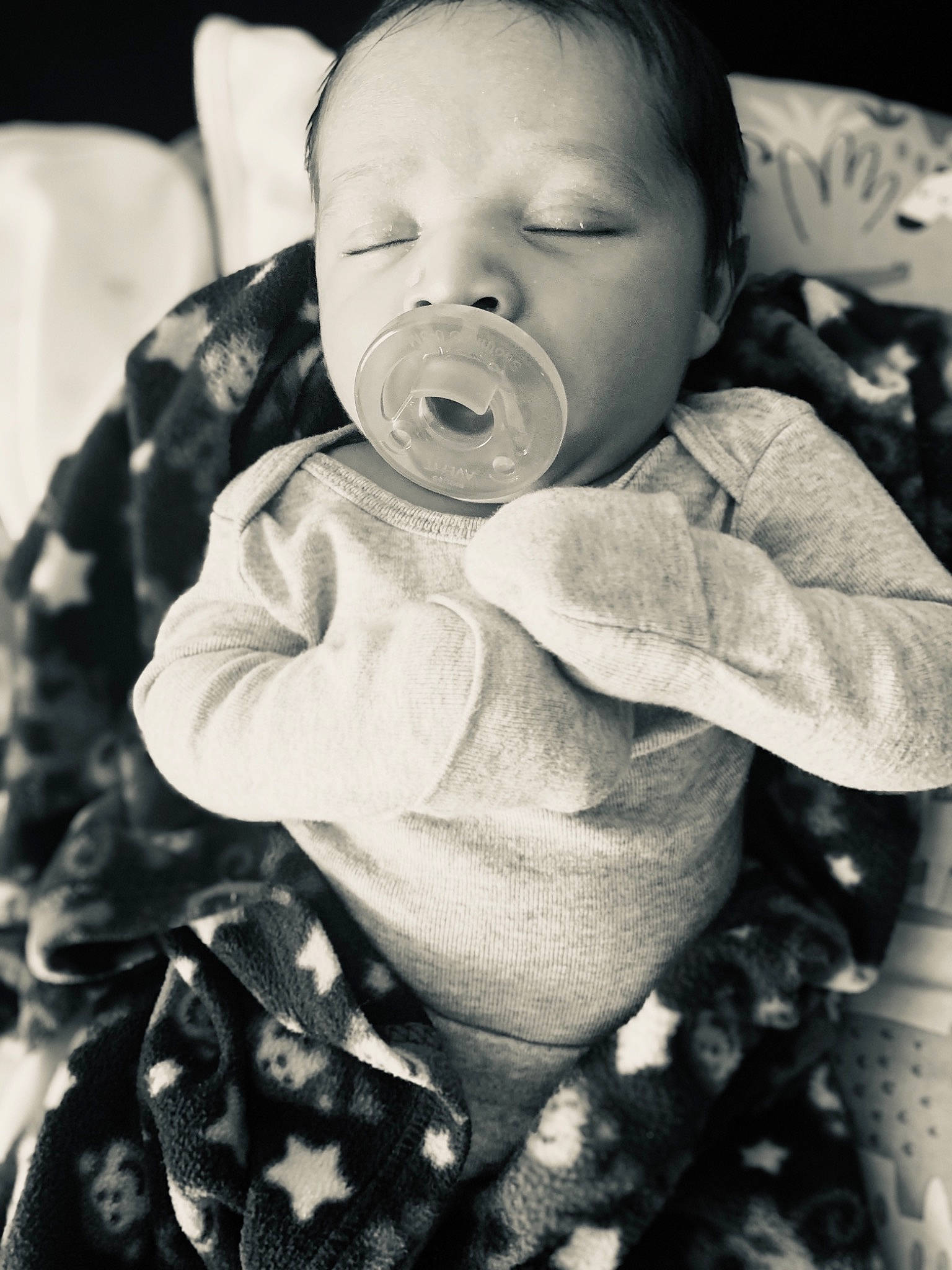 Jermaine joined the competition — help win amazing prizes! baby, baby_toddler_clothing, black, black_and_white, cheek, facial_expression, flash_photography, gesture, hairstyle, happy, iris, lip, monochrome, mouth, person, photograph, skin, sleeve, style, toddler