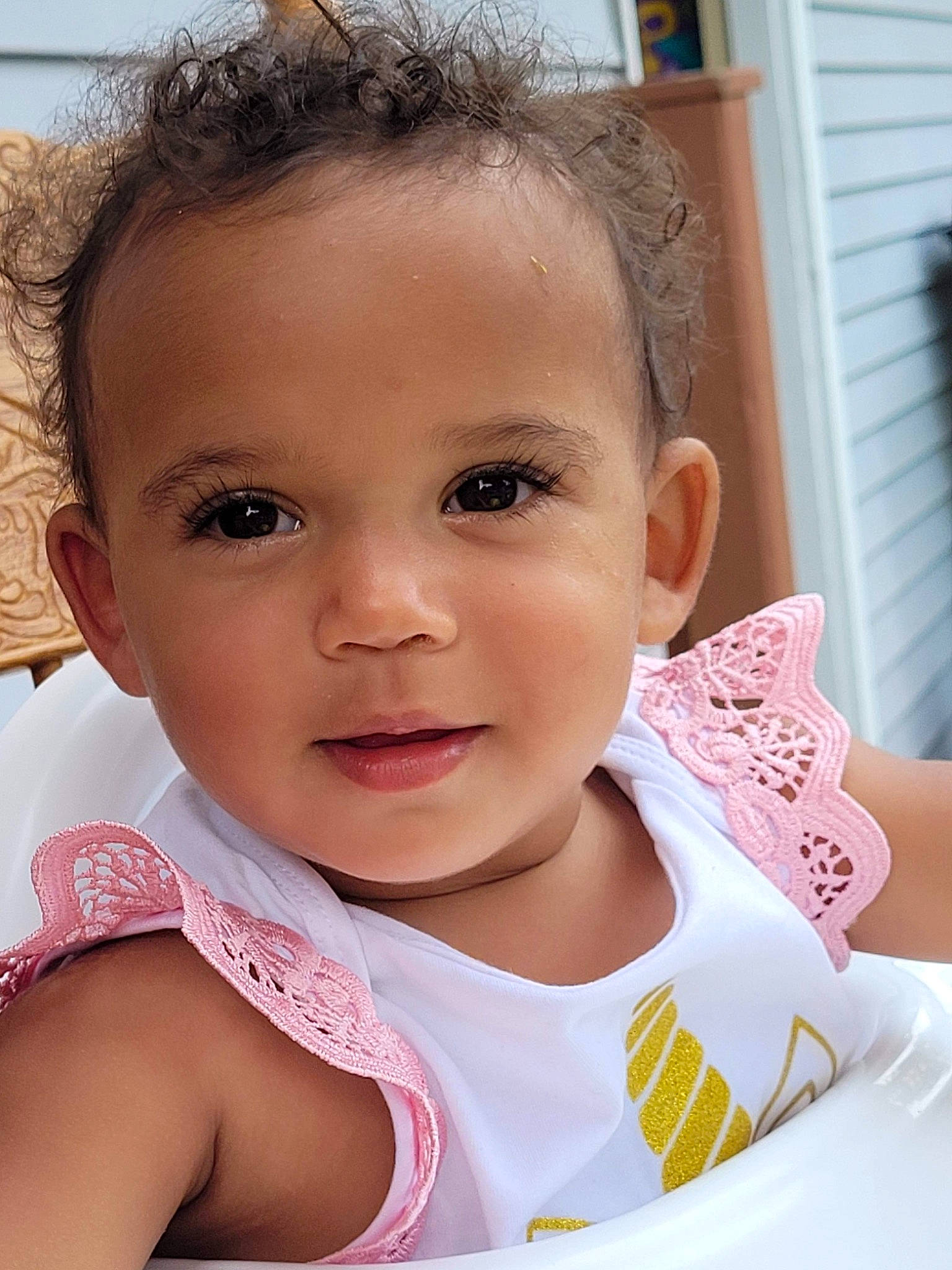 Kaliah is registered to the contest to win money with this photo: active_tank, baby_toddler_clothing, cheek, chin, clothing, ear, eye, eyebrow, eyelash, face, forehead, hair, hairstyle, happy, lip, mouth, neck, nose, person, shoulder