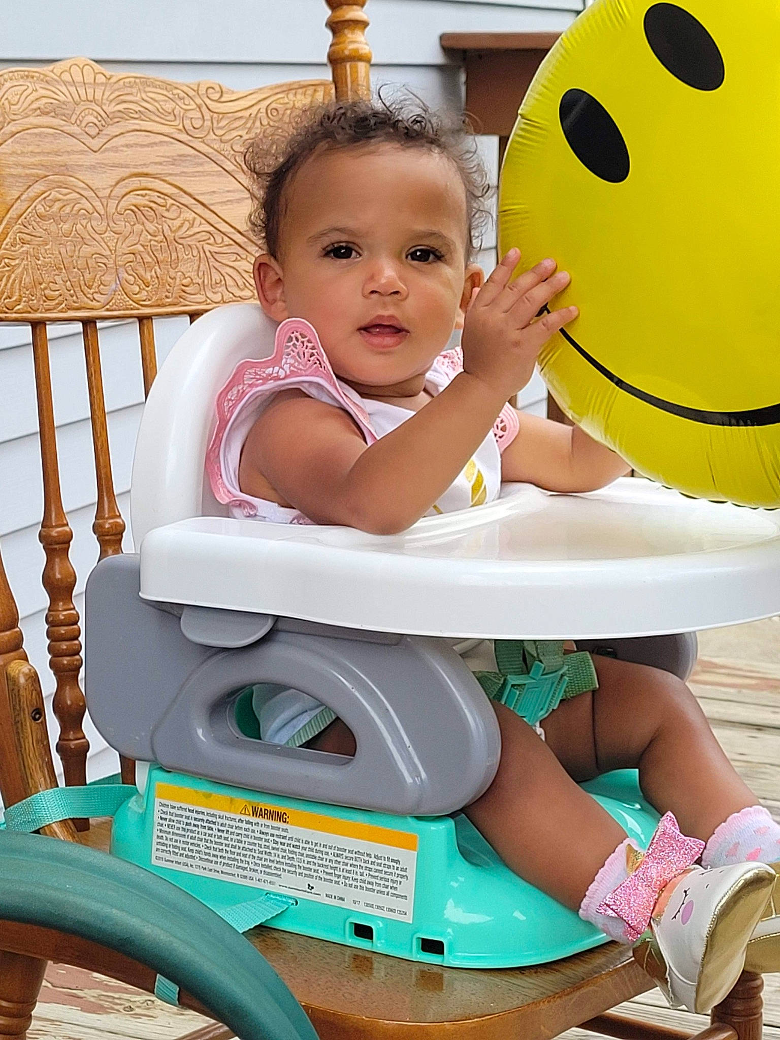 Kaliah joined the competition — help win amazing prizes! baby, baby_toddler_clothing, chair, child, comfort, green, happy, leisure, organ, person, photograph, product, sandal, sitting, snapshot, summer, thigh, toddler, wheel, white