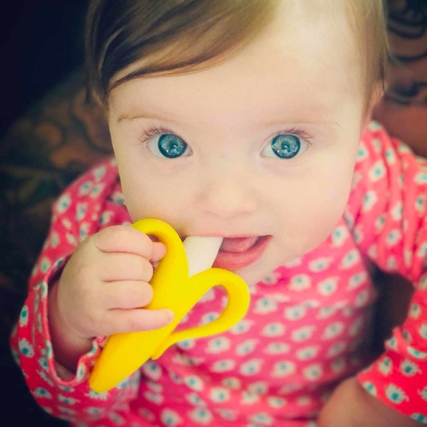 Sage joined the competition — help win amazing prizes! baby, baby_playing_with_toys, baby_toddler_clothing, cheek, ear, eyebrow, eyelash, facial_expression, finger, gesture, hand, happy, iris, lip, mouth, nose, product, skin, smile, toddler