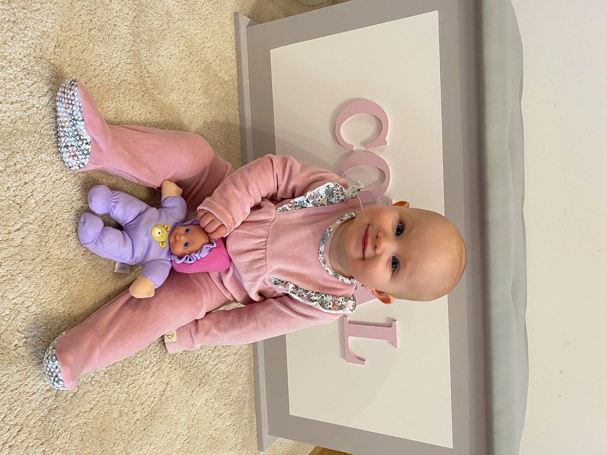 Coral joined the competition — help win amazing prizes! baby, baby_grabbing_for_something, baby_laughing, baby_products, baby_toddler_clothing, cheek, child, foot, human, joy, person, slipper, toddler, toe