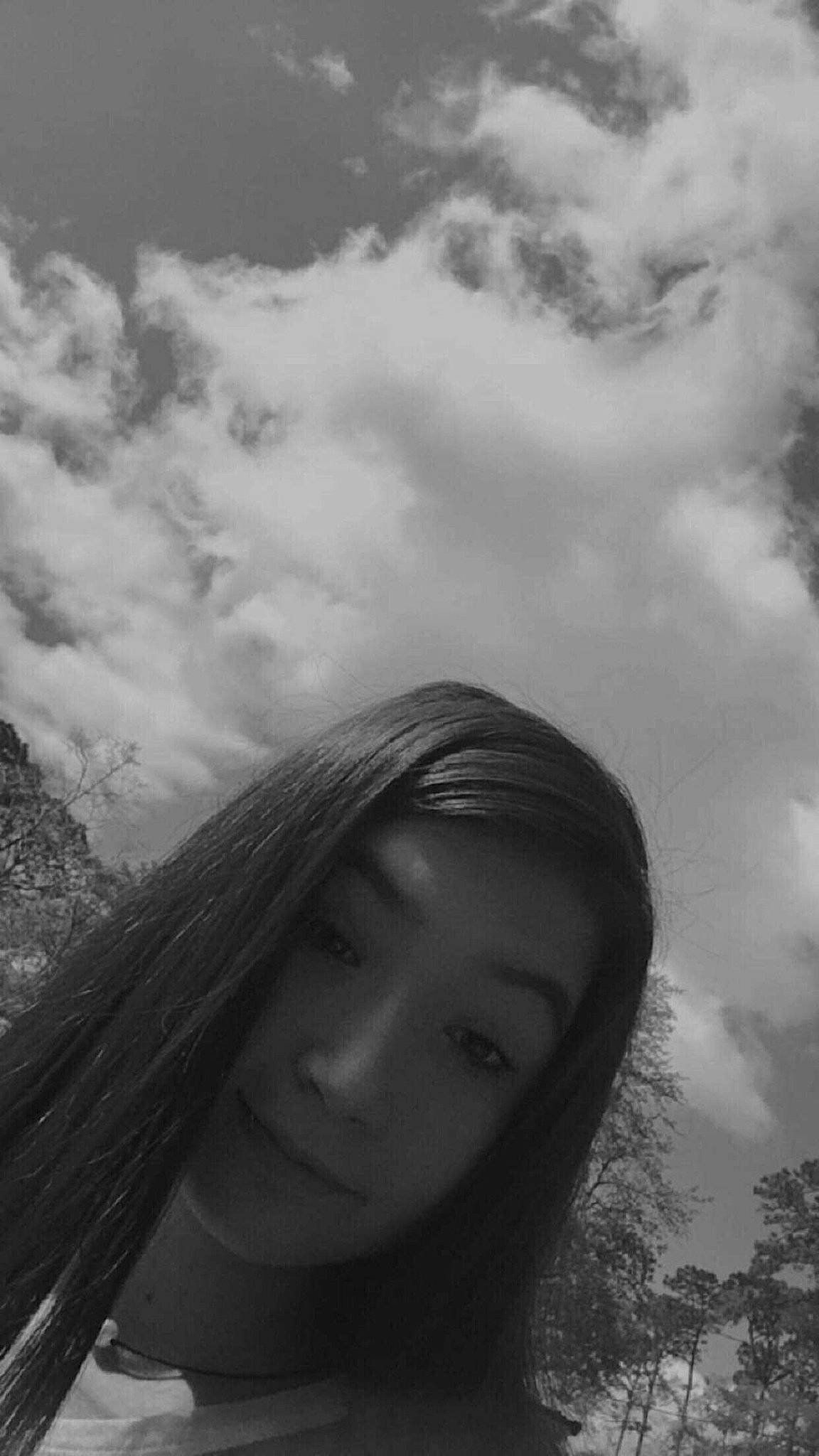 Kaydance is registered to the contest to win money with this photo: atmosphere, beauty, black, black_and_white, cloud, eye, face, hair, hairstyle, head, lip, long_hair, monochrome, monochrome_photography, mouth, person, photograph, photography, sky, tree