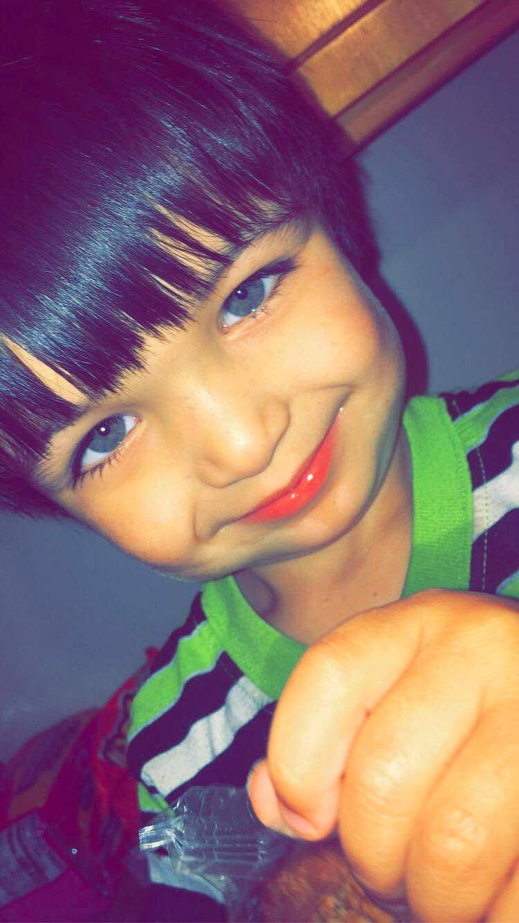 Keagan is registered to the contest to win money with this photo: bangs, beauty, black_hair, cheek, chin, cool, eye, eyebrow, face, forehead, hair, hairstyle, head, joy, lip, mouth, nose, person, purple, selfie