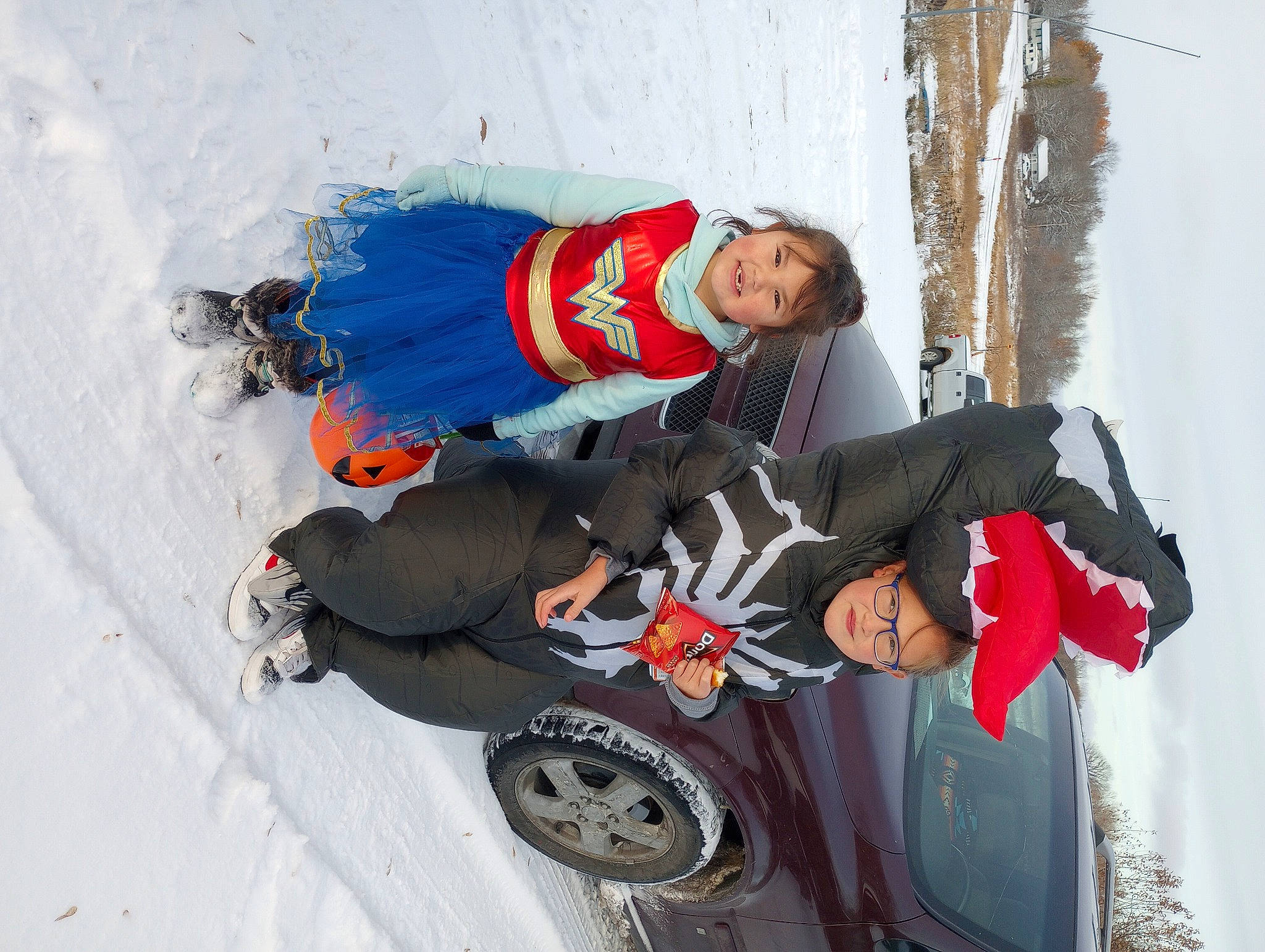 Brayleigh joined the competition — help win amazing prizes! adventure, automotive_design, automotive_exterior, automotive_tire, boot, car, family_car, freezing, fun, glove, jacket, joy, outdoor_shoe, person, recreation, smile, snow, tire, vehicle, wheel