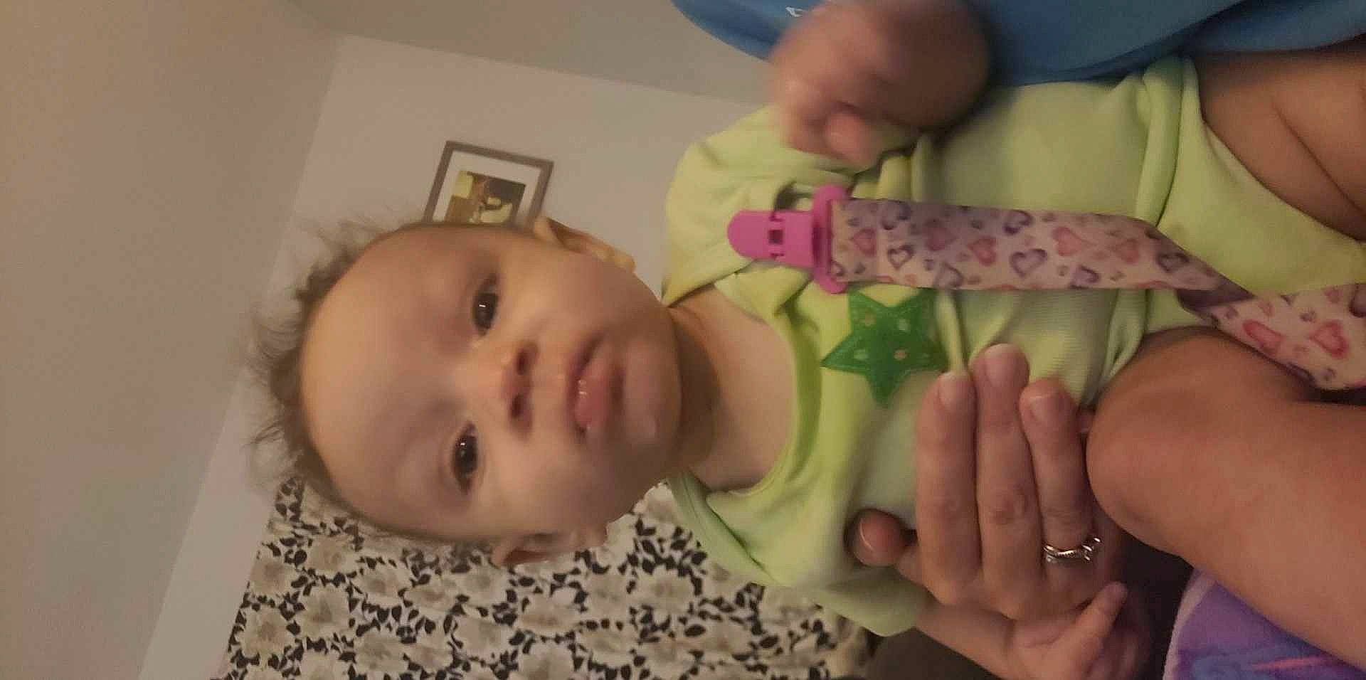 Raylyn joined the competition — help win amazing prizes! arm, baby, baby_toddler_clothing, cheek, child, ear, eyebrow, eyelash, finger, gesture, happy, human_body, iris, lip, mouth, nail, nose, person, skin, thumb