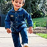 Shivaan joined the competition — help win amazing prizes! casual_clothing, child, cute, daylight, denim_jacket, denim_pants, garden, greenery, happy, nature, outdoor, pathway, person, playful, smiling, sunny, toddler, trees, walking, white_shoes